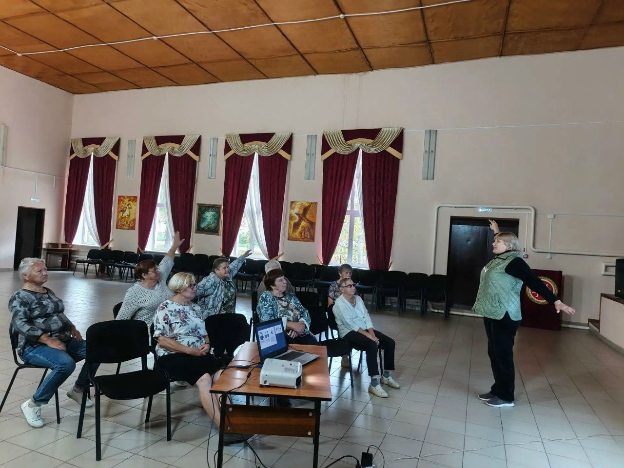 После познавательной беседы наступил самый активный этап программы. 