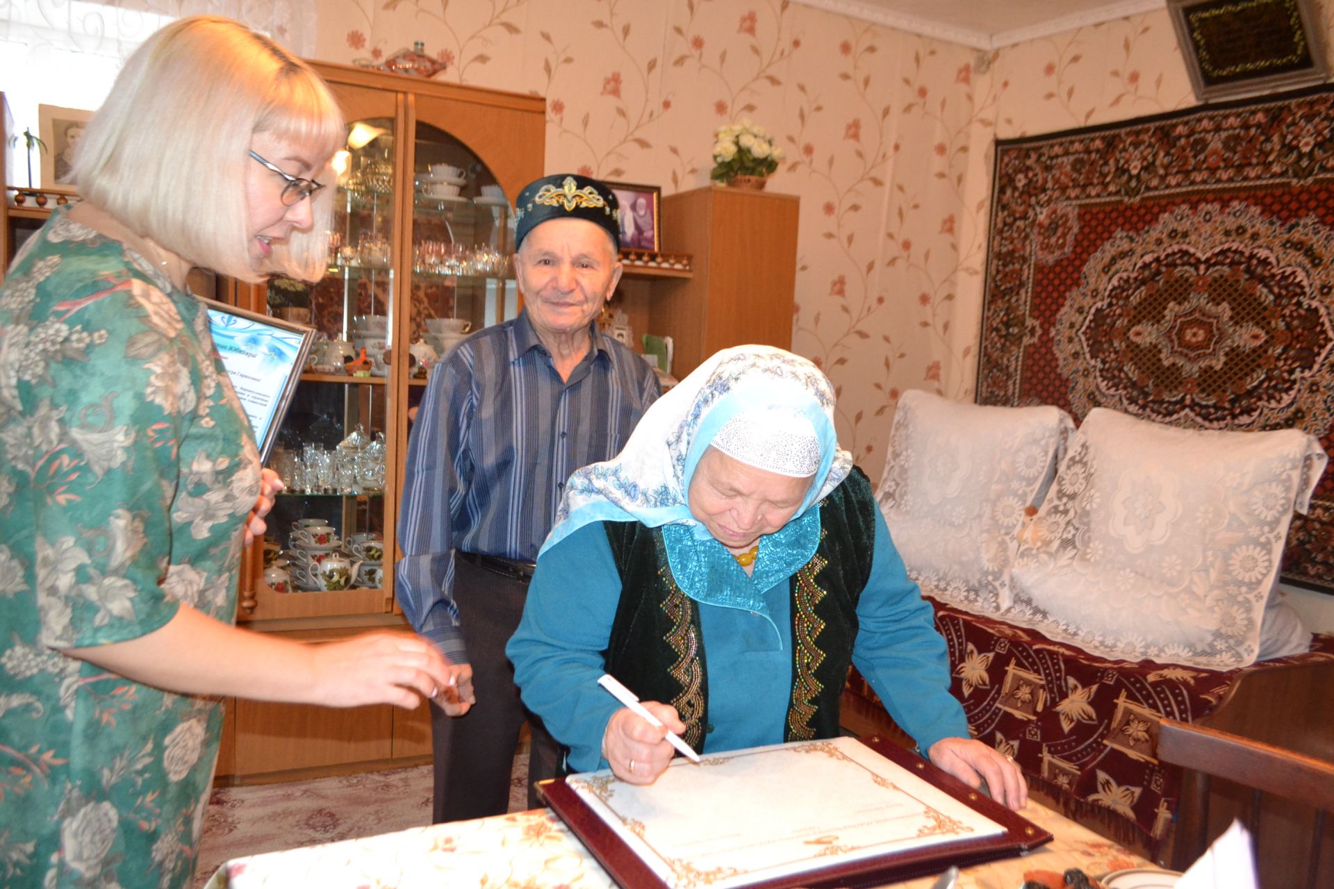 Супруги Гаязовы из Верхнеуслонского района отметили бриллиантовую свадьбу