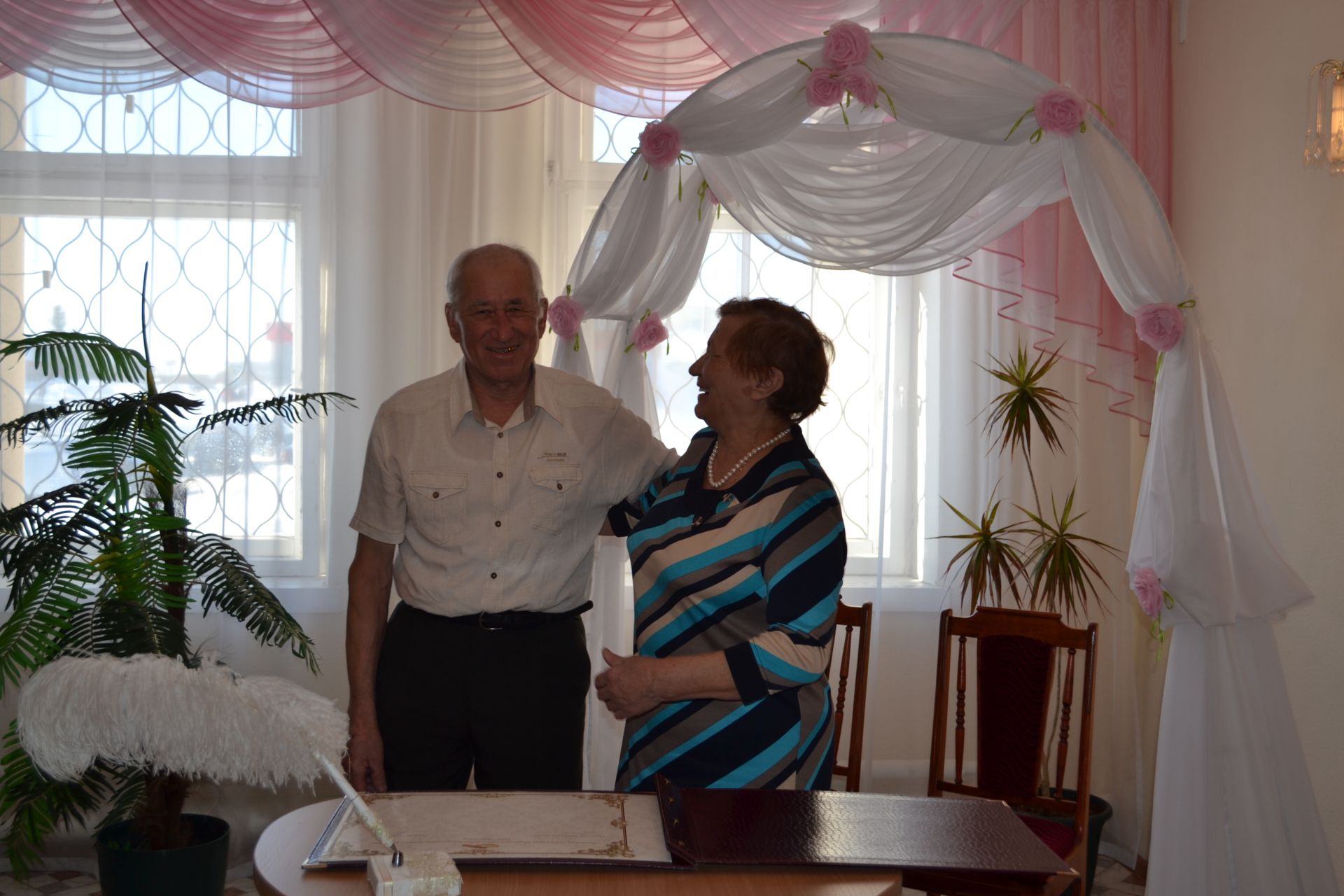 Супруги Баймяшкины из Верхнего Услона отметили 50 лет совместной жизни