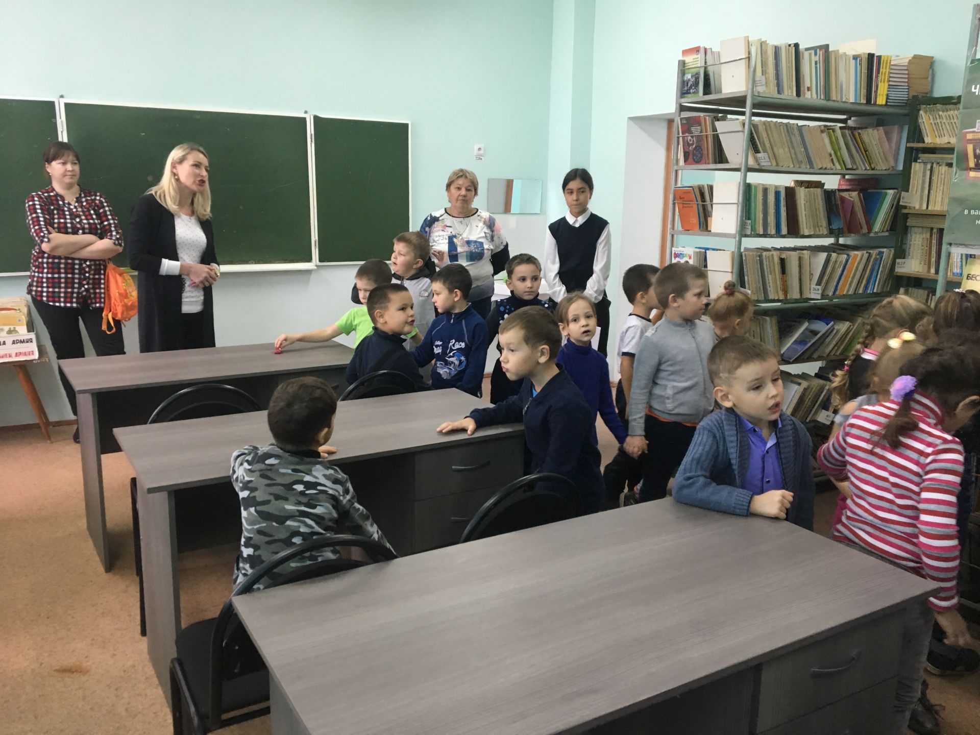 Воспитанники Верхнеуслонского детского сада побывали в гостях у школьников