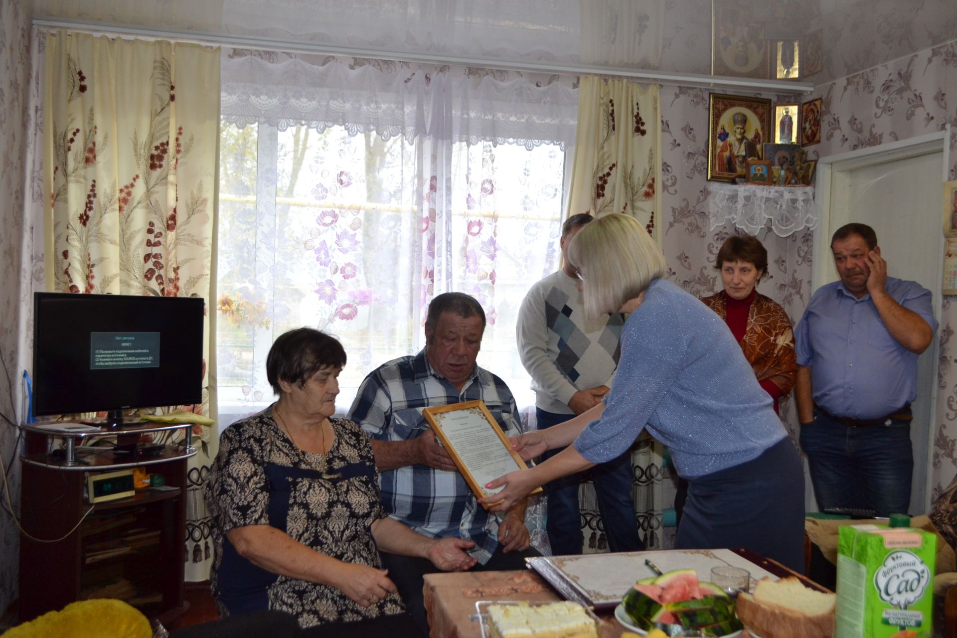 Супруги Тарасовы из Верхнеуслонского района отметили 50 лет совместной жизни