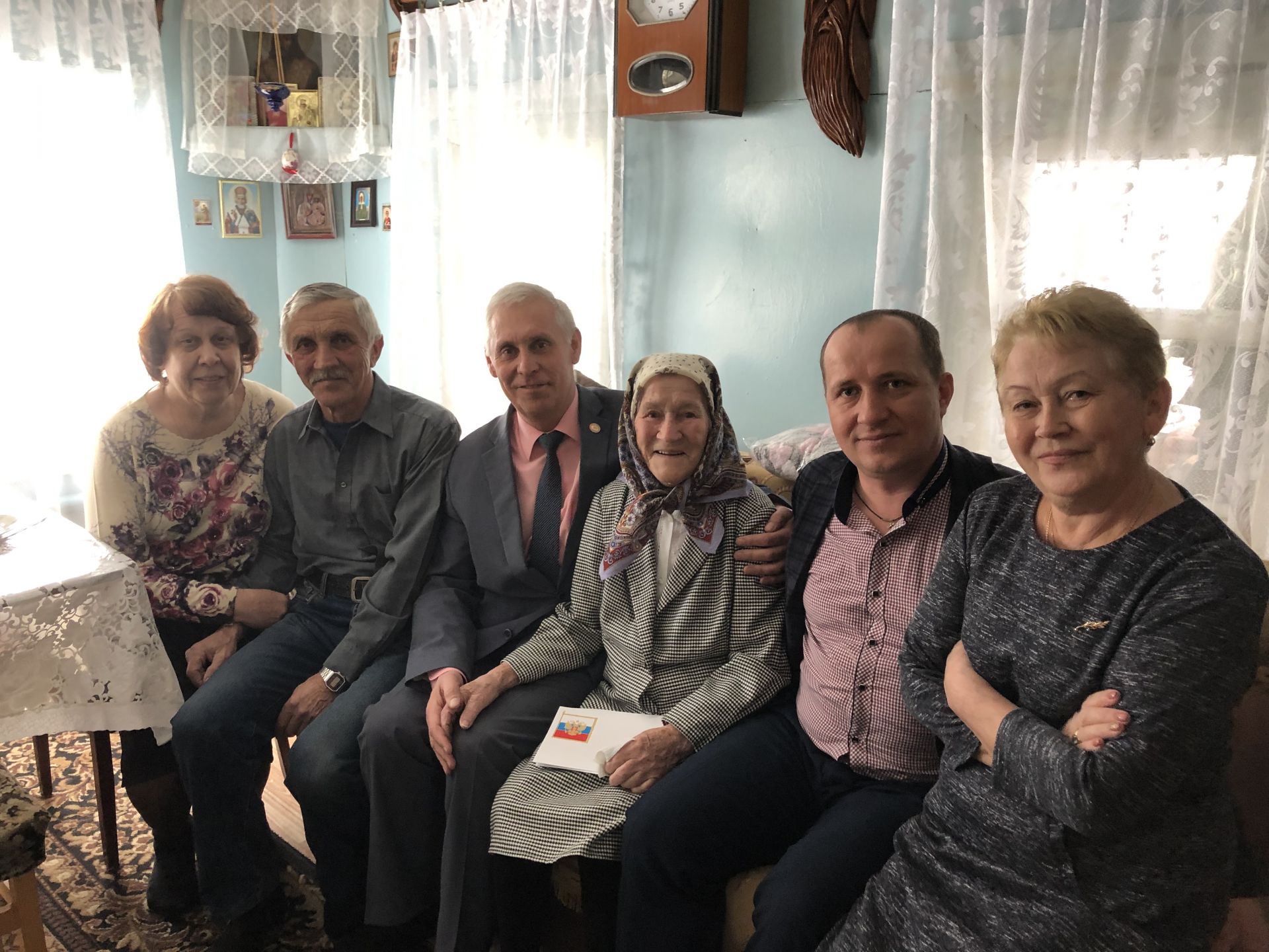 90-летний юбилей Анны Салиной из Патрикеева