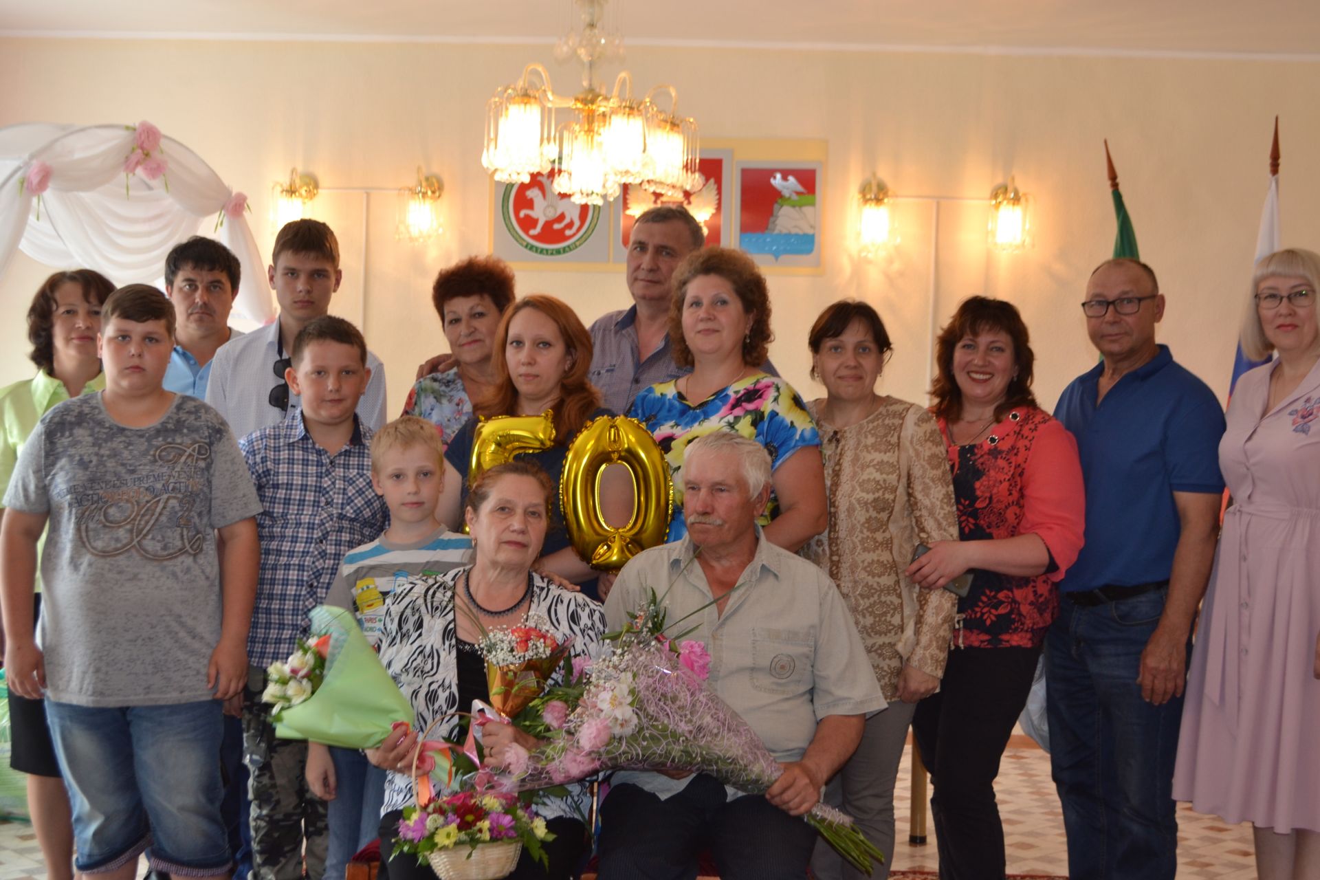 Супруги Евстягины из Верхнеуслонского района отметили 50 лет совместной жизни