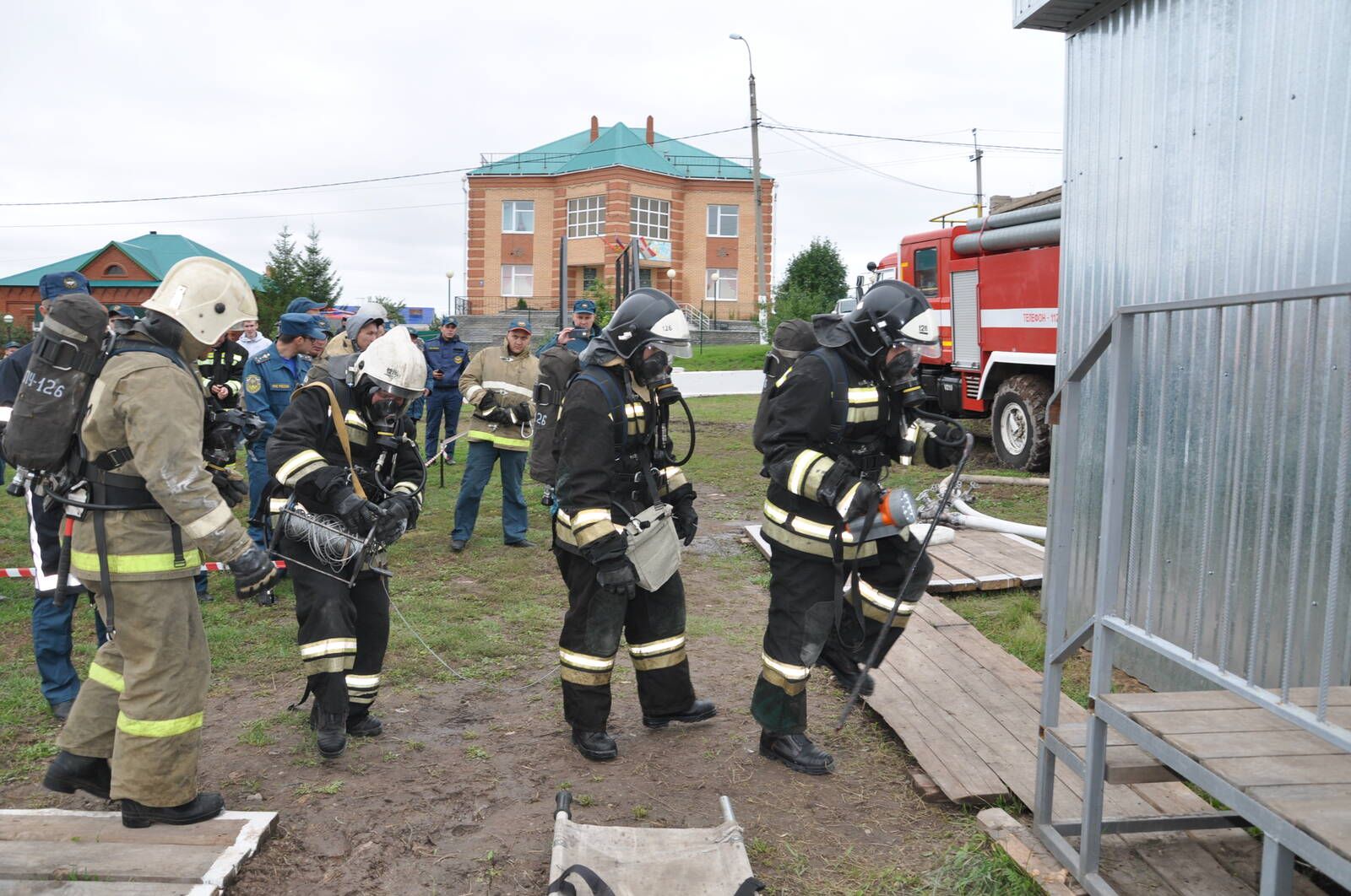 Верхнеуслонские спасатели приняли участие в республиканских соревнованиях по охране муниципальных районов