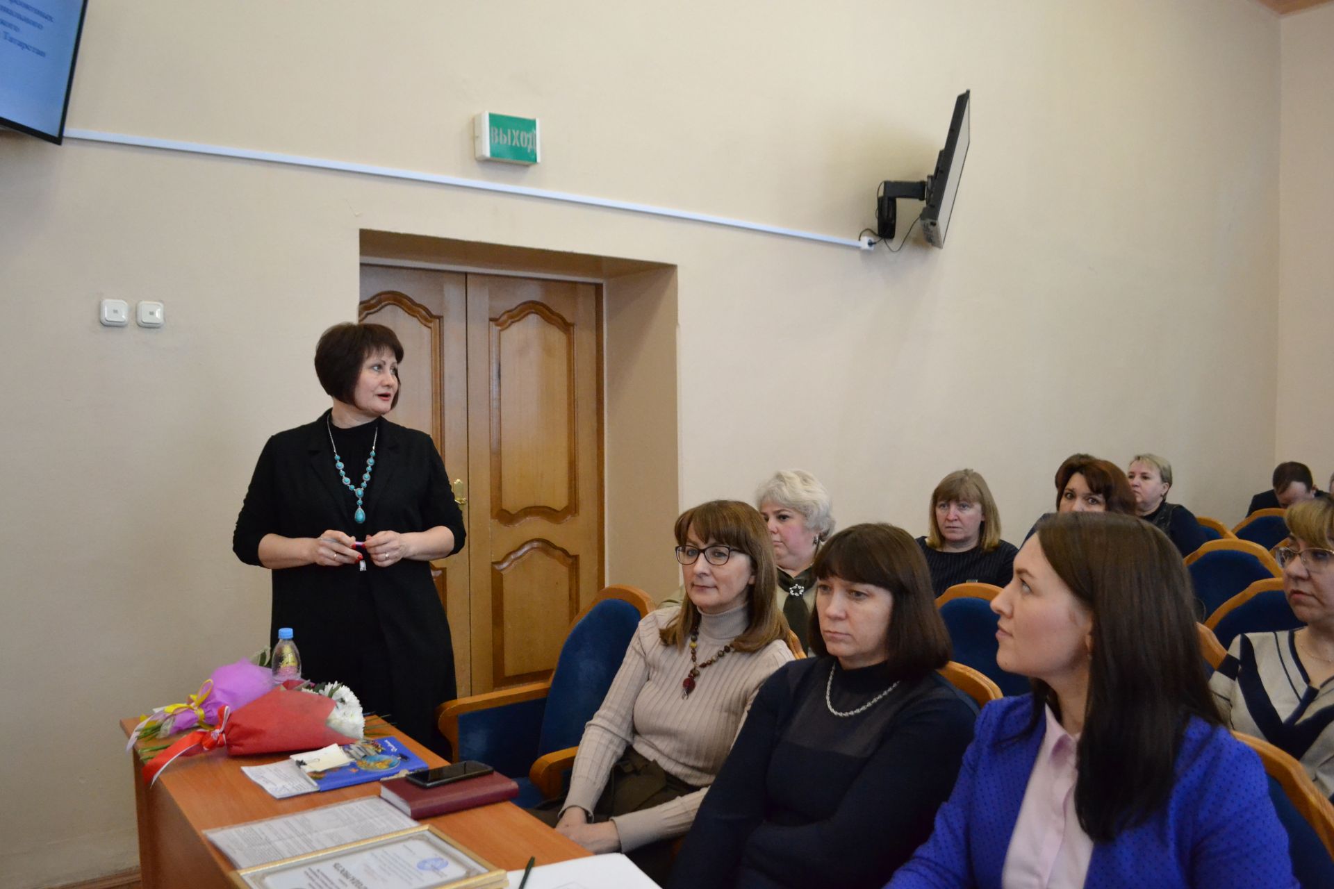 Ольга Калашникова высоко оценила работу профсоюзного актива района