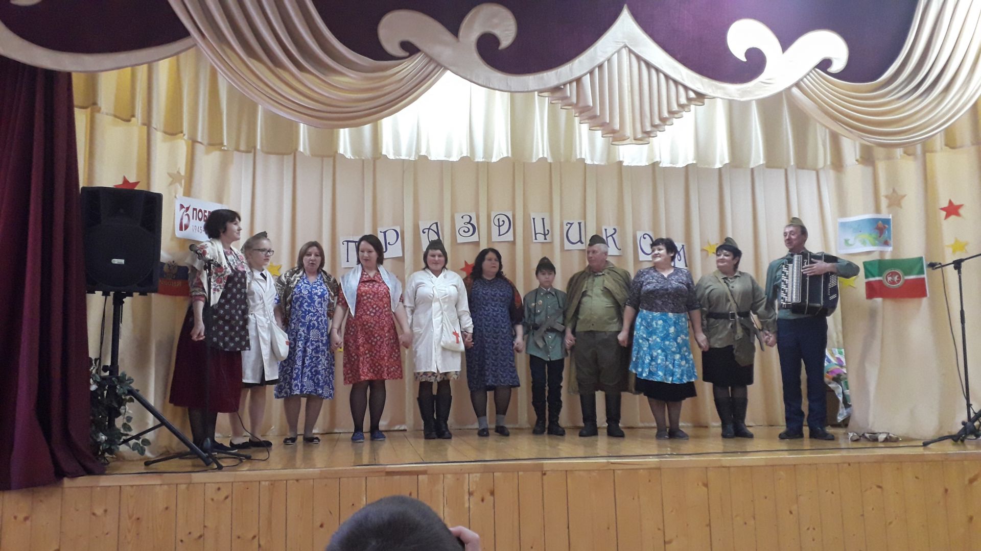 В Кильдееве звучали песни в честь защитников Отечества