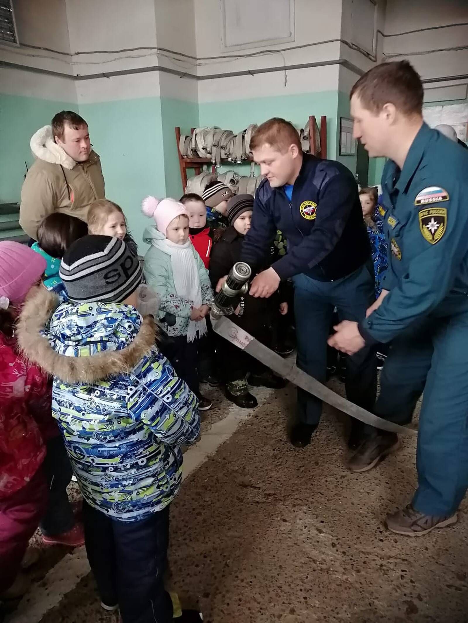 Воспитанники детского сада «Березка» посетили пожарную часть