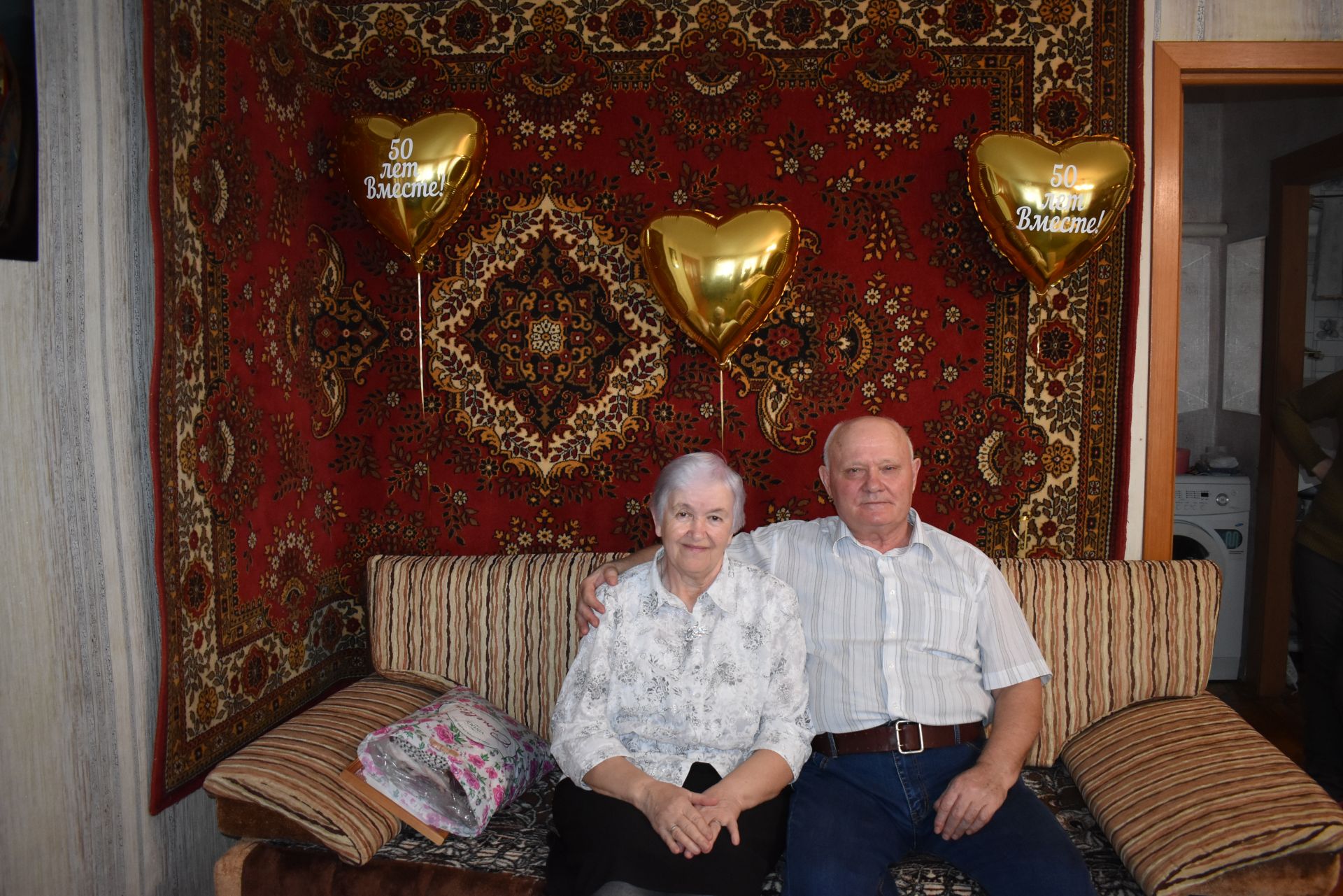 Супруги Барановы из Верхнеуслонского района отметили золотую свадьбу