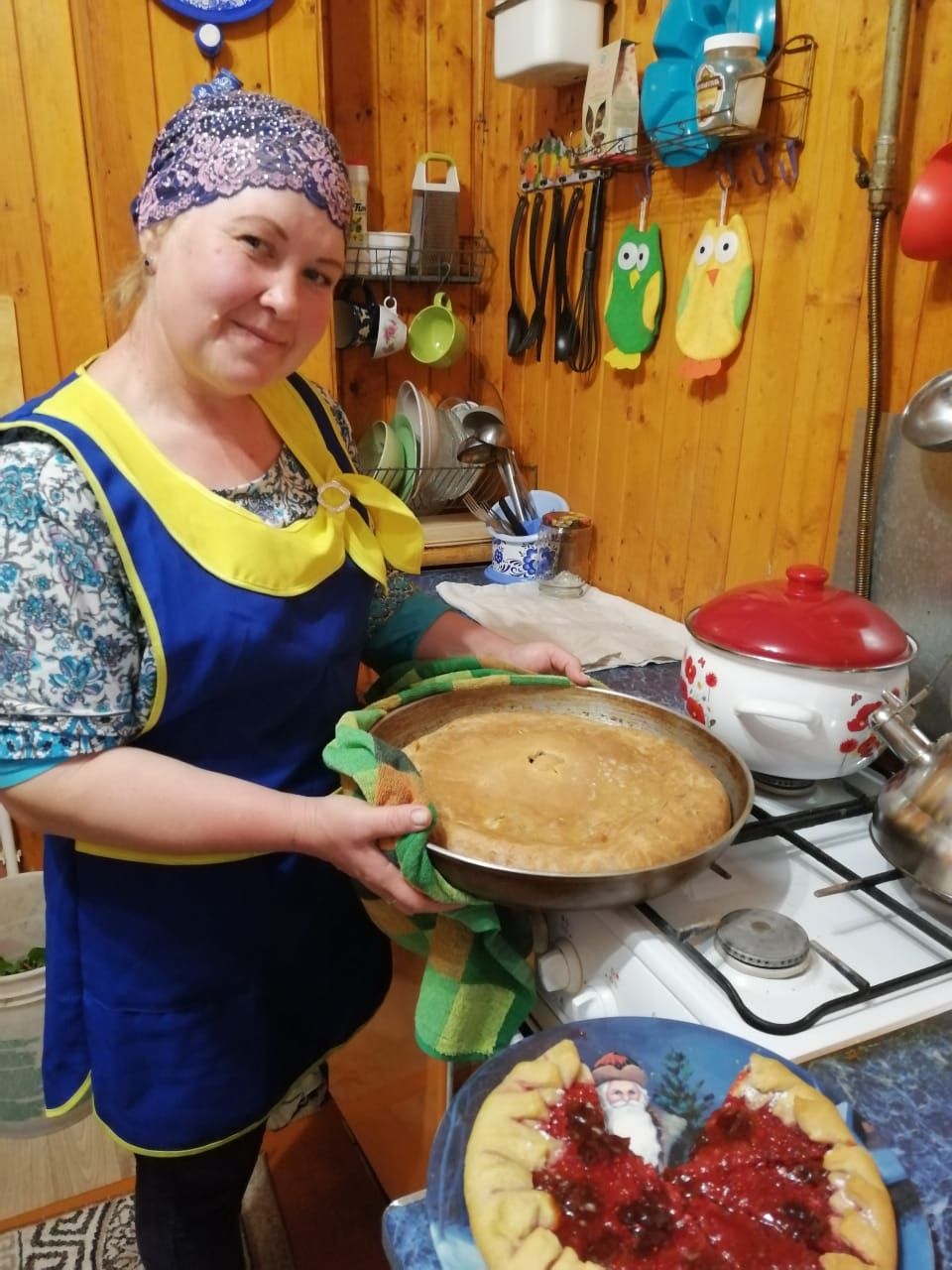 Заведующая Янги Болгарским сельским клубом провела мастер-класс по изготовлению пирога