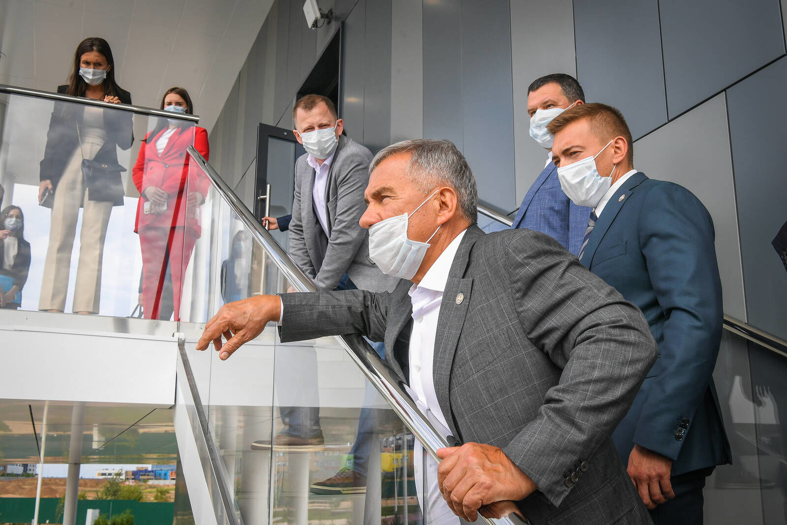 Вчера Президент Татарстана посетил в Верхнеуслонском районе новый культурный центр