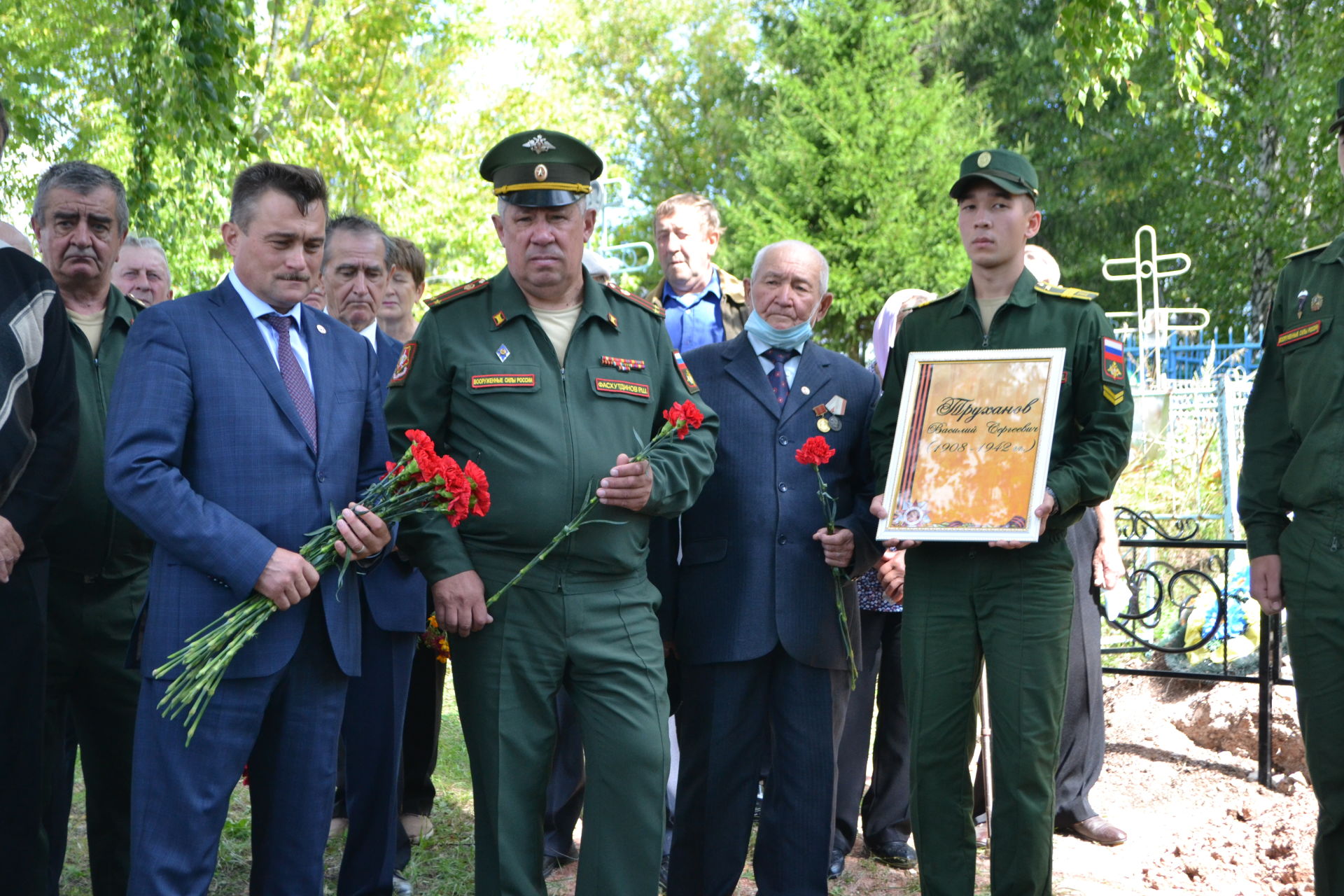 Долгий путь домой Василия Труханова: спустя 78 лет останки уроженца Верхнеуслонского района захоронены на его малой родине