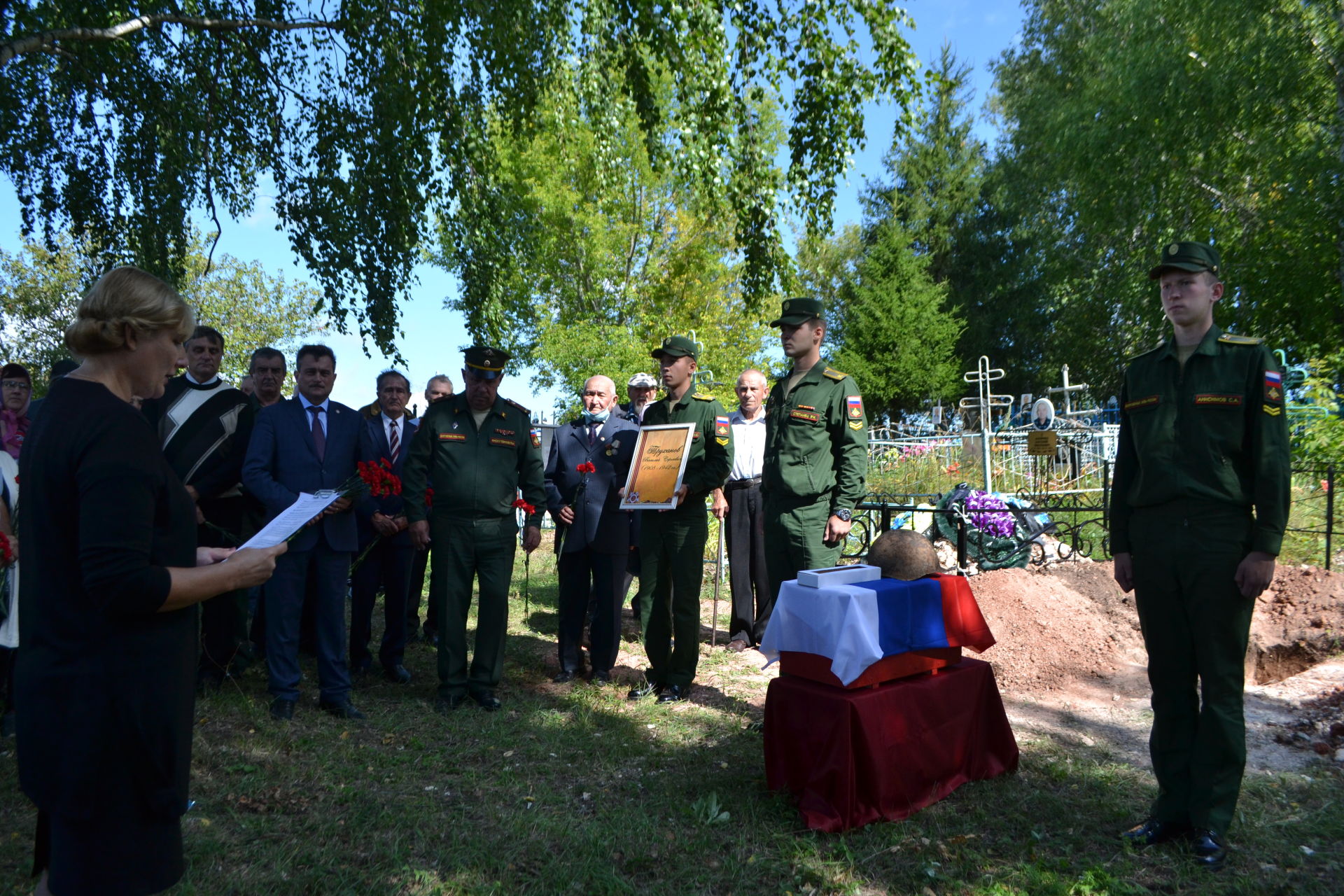 Долгий путь домой Василия Труханова: спустя 78 лет останки уроженца Верхнеуслонского района захоронены на его малой родине