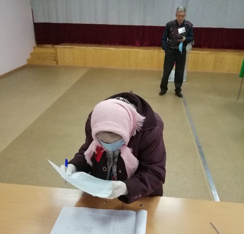 84-летняя Раиса Файрушина из Верхнего Услона вновь пришла на выборы