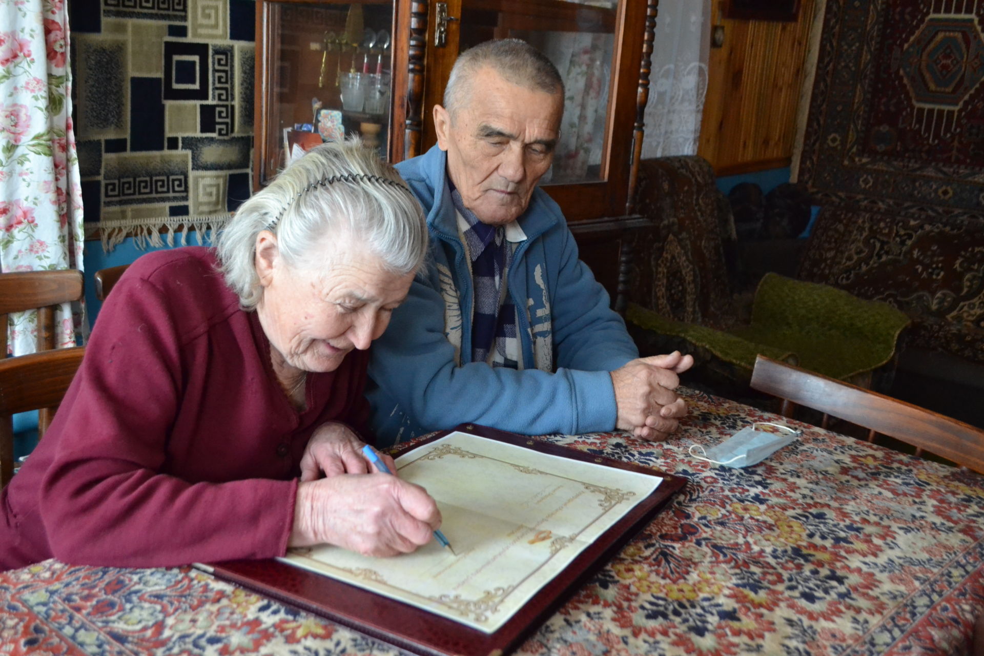 Супруги Долговы отметили 55-летие совместной супружеской жизни