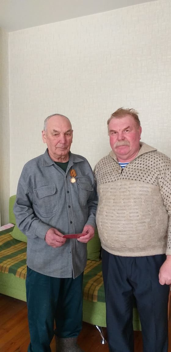Ильгизу Хусаинову из Набережных Моркваш вручили медаль «Дети войны»