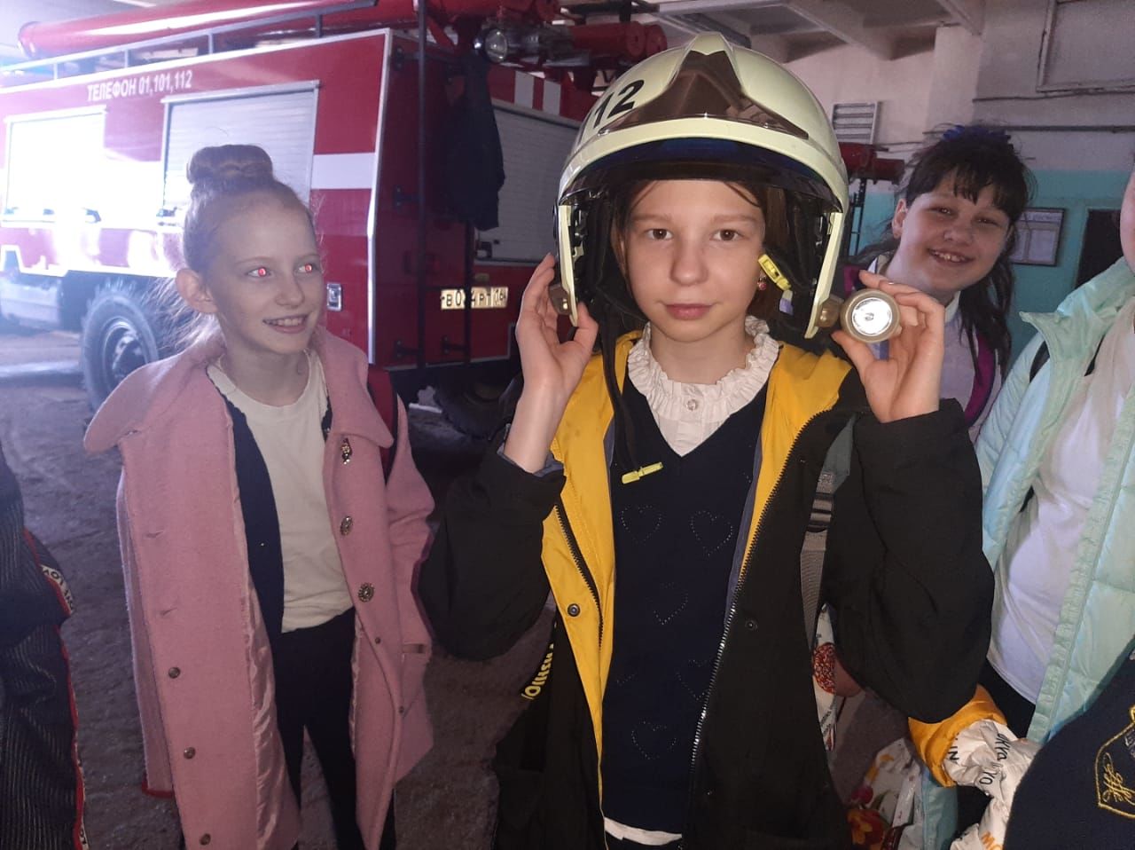 Верхнеуслонские школьники посетили пожарную часть