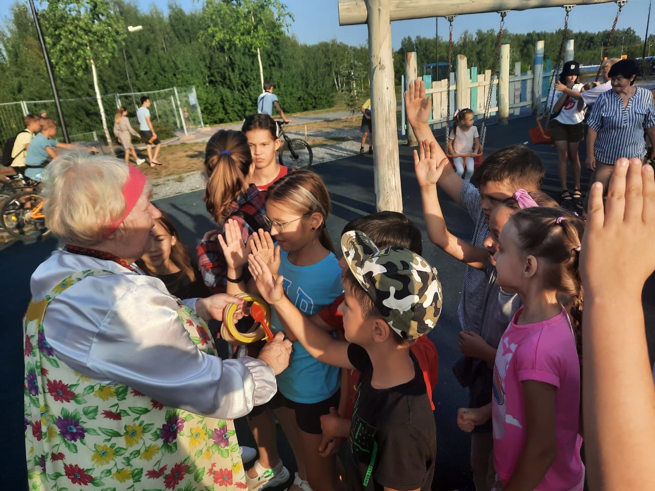 В Верхнем Услоне в Парке культуры и отдыха прошла развлекательная программа