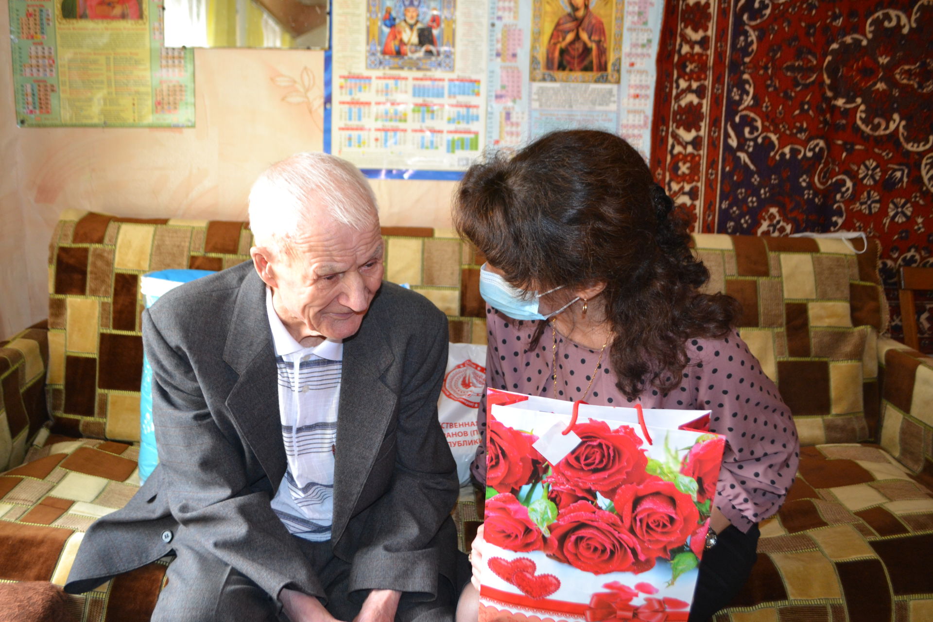 90 - летний юбилей отметил житель Коргузы Павел Гатилов