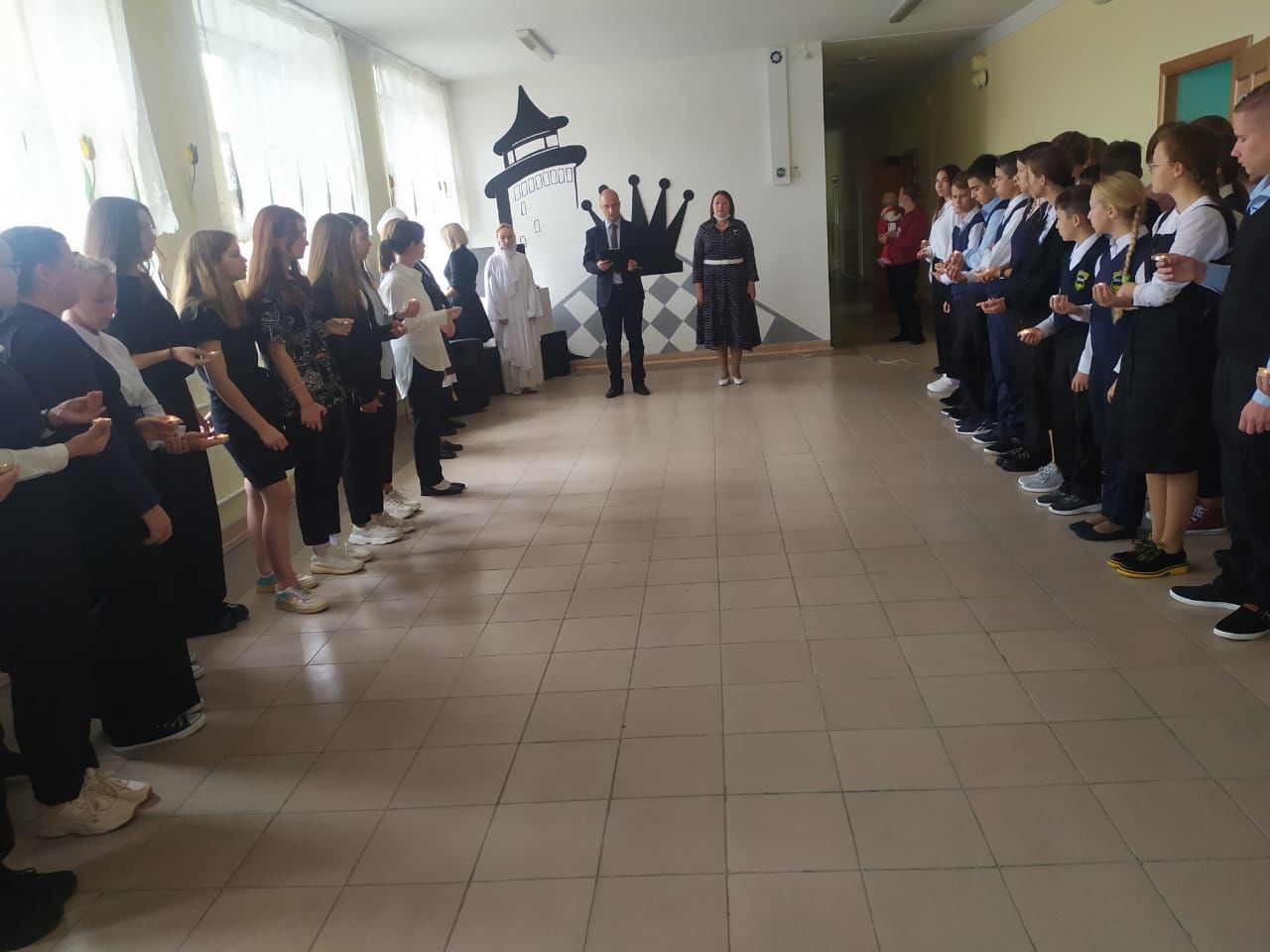 В Верхнеуслонской средней школе провели митинг "Свеча памяти"