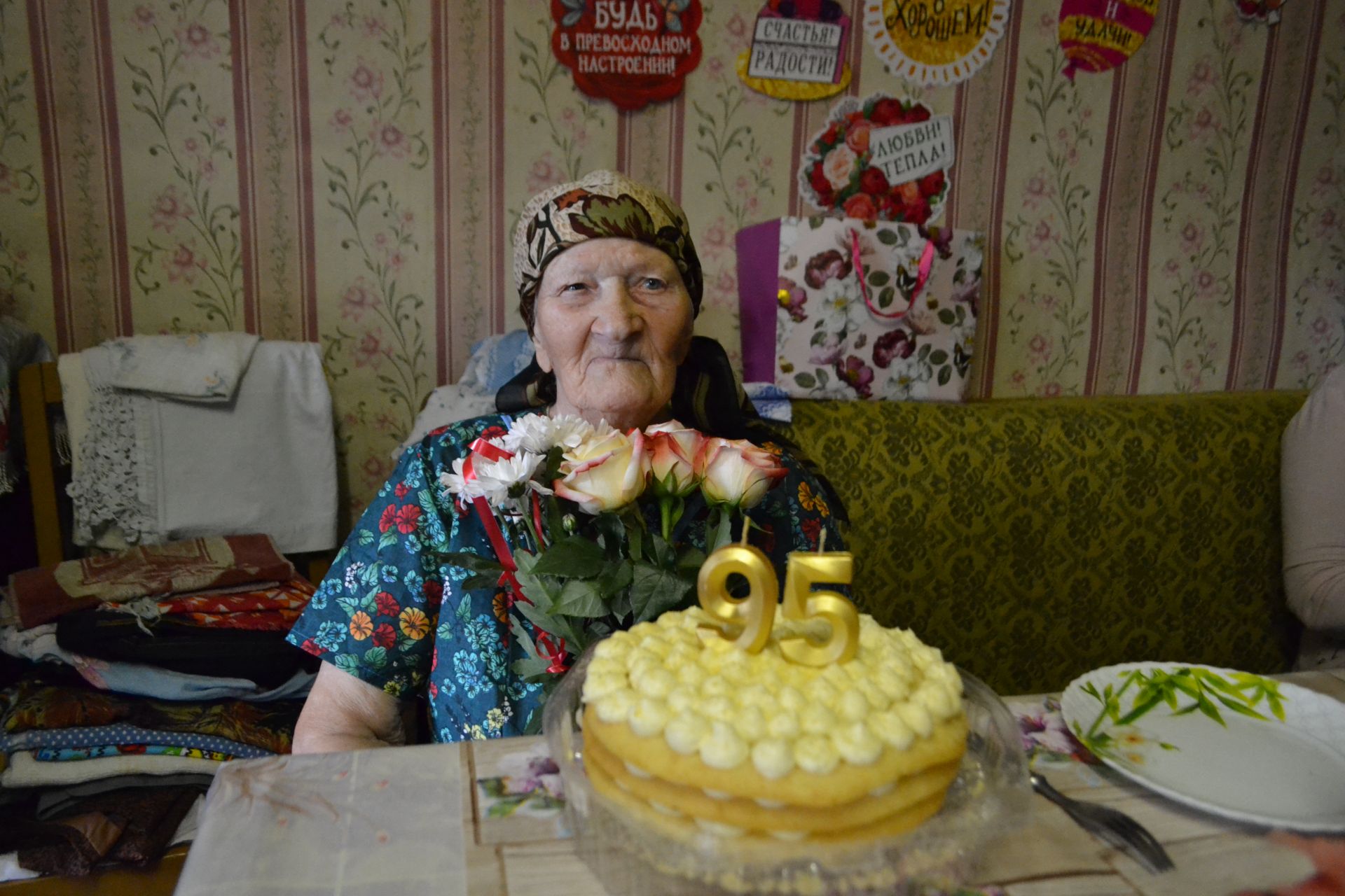 Пелагея Карягина из Печищ отметила 95-ый день рождения