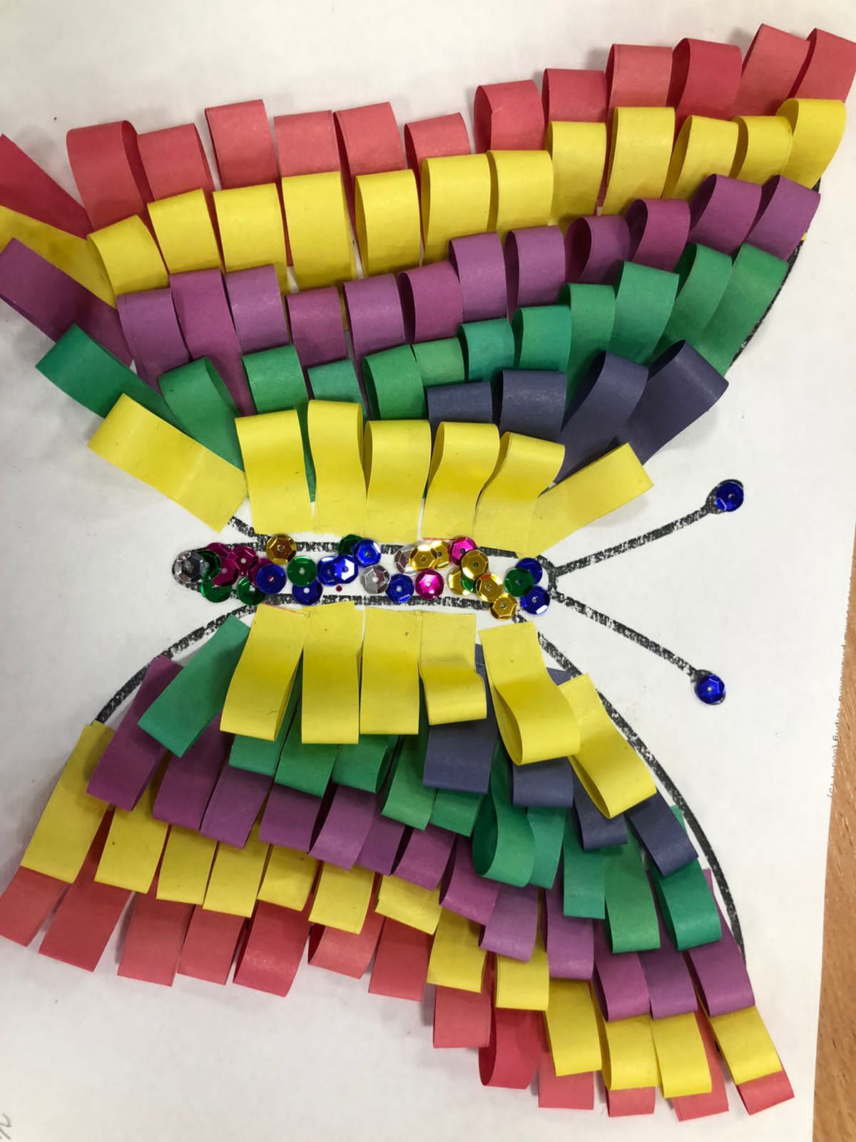Участники проекта «Разноцветный мир» создавали радужных бабочек