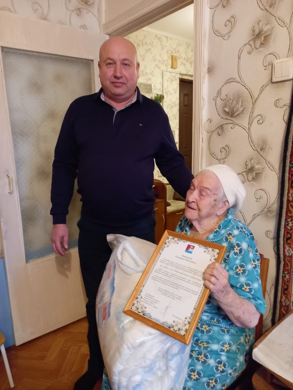 100-летний юбилей отметила уроженка Верхнеуслонского района Екатерина Зюрнина
