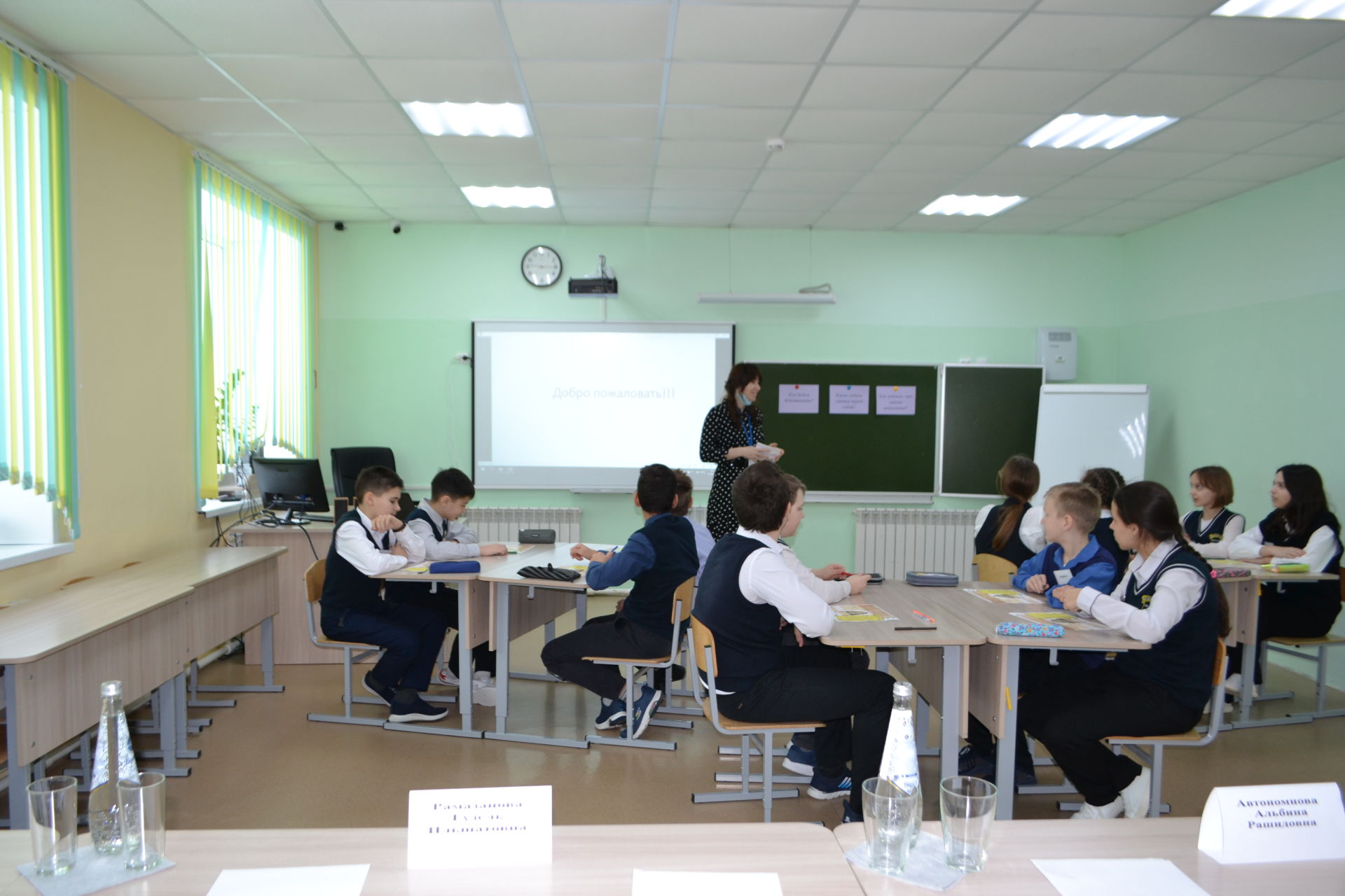 В Верхнеуслонской гимназии проходит зональный этап Всероссийского конкурса "Учитель года России-2022".