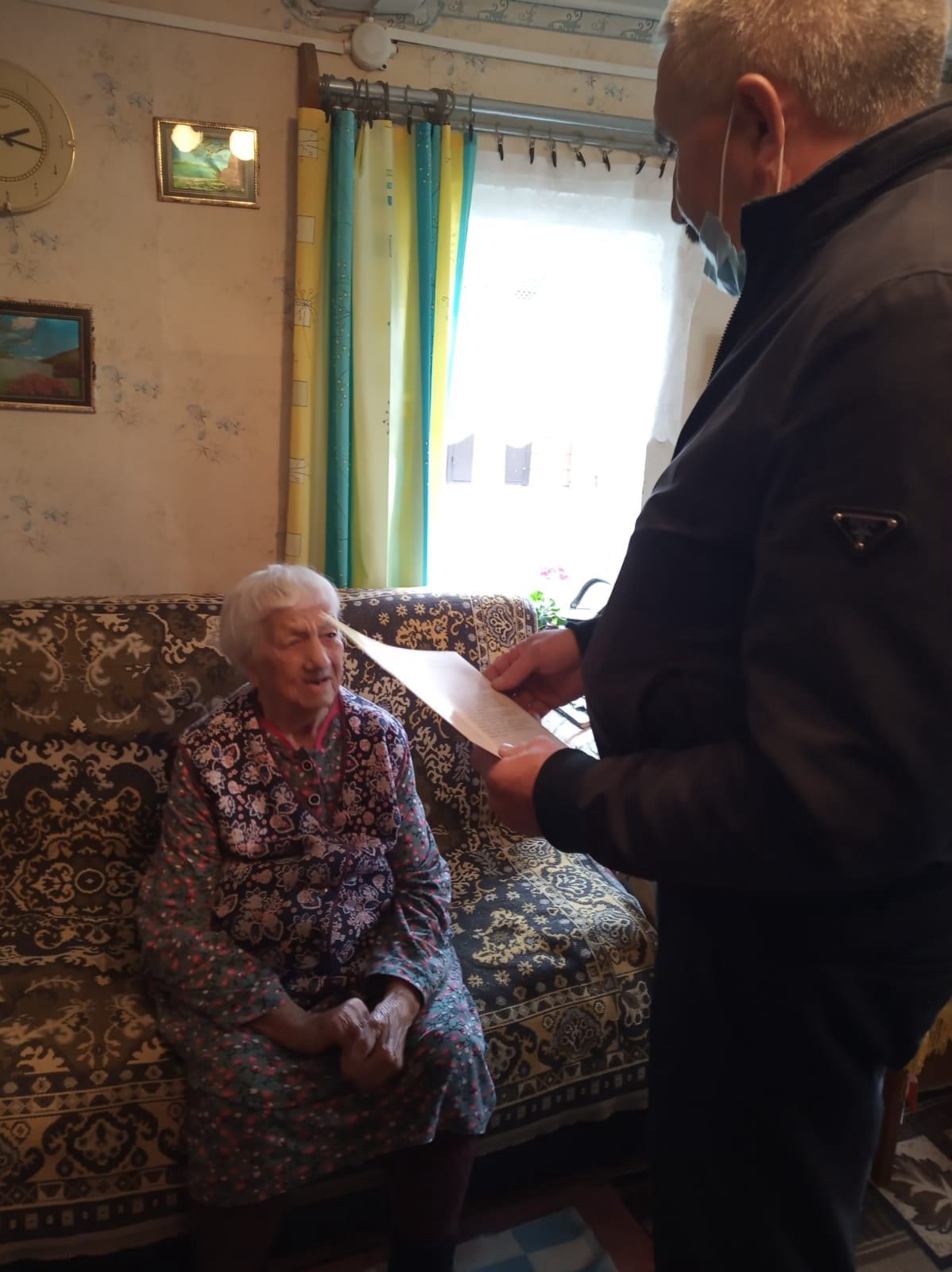 В деревне имени Мулланура Вахитова поздравили тружеников тыла