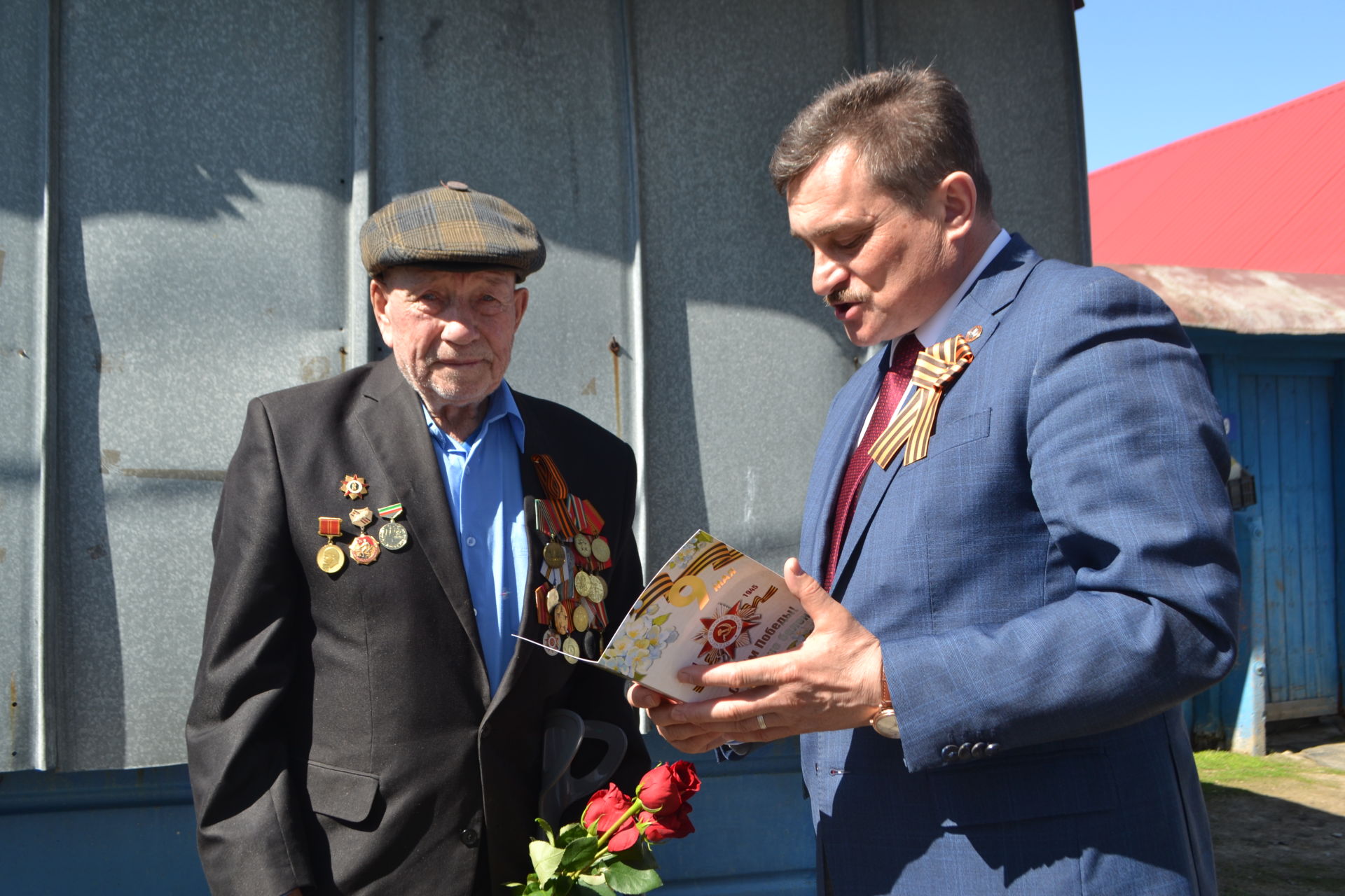 Глава Верхнеуслонского района поздравил ветеранов Великой Отечественной войны