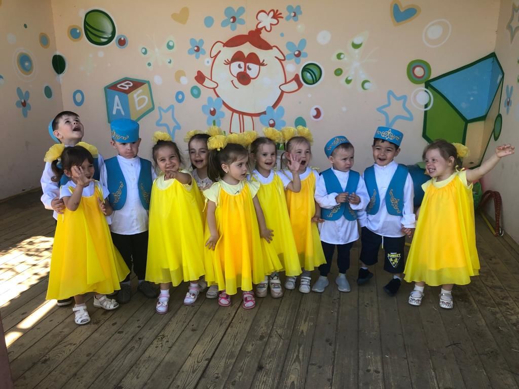 В Верхнеуслонском детском саду «Солнышко» прошел праздник «Сабантуй»