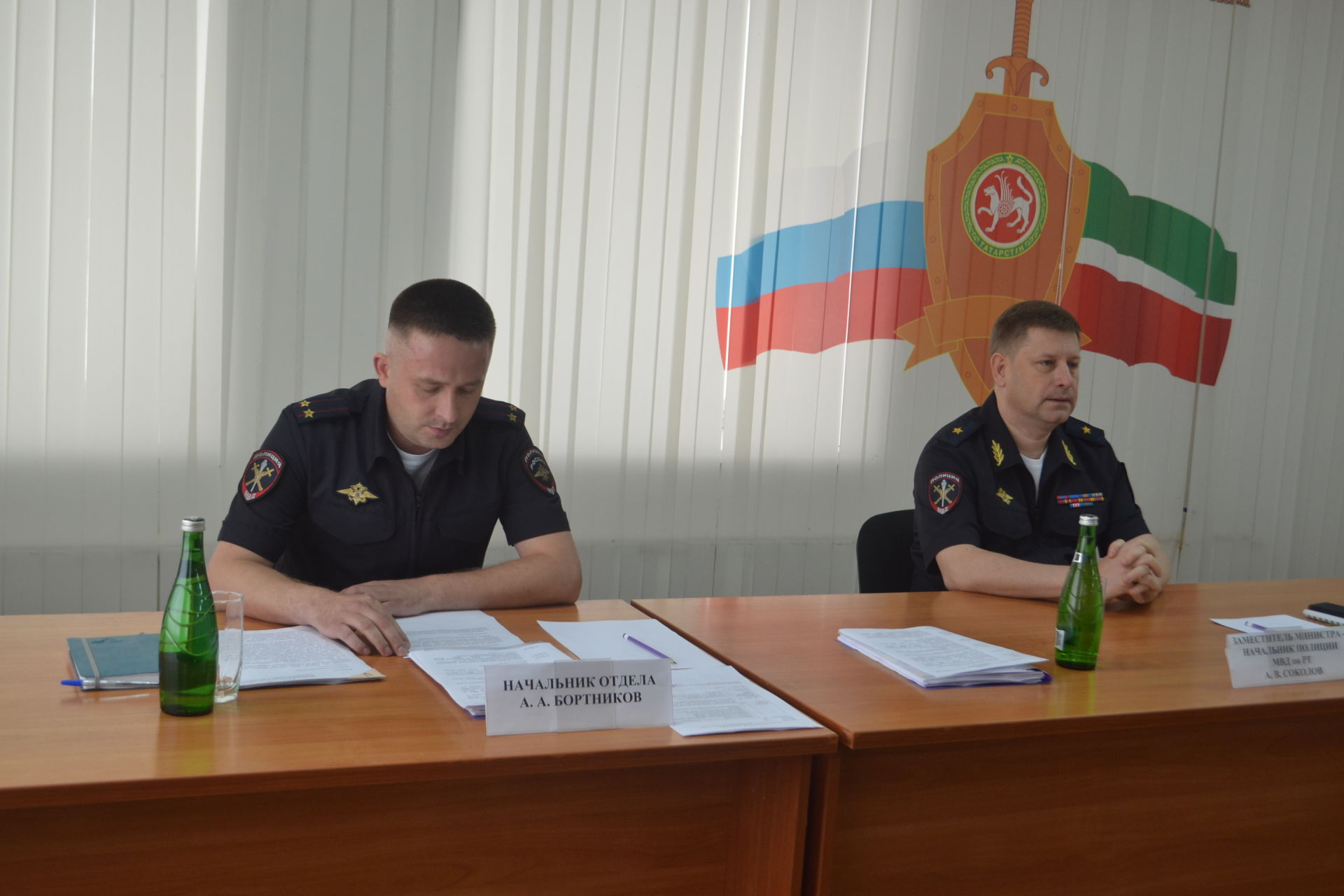 Генерал-майор полиции Алексей Соколов с рабочей поездкой посетил межмуниципальный отдел «Верхнеуслонский»