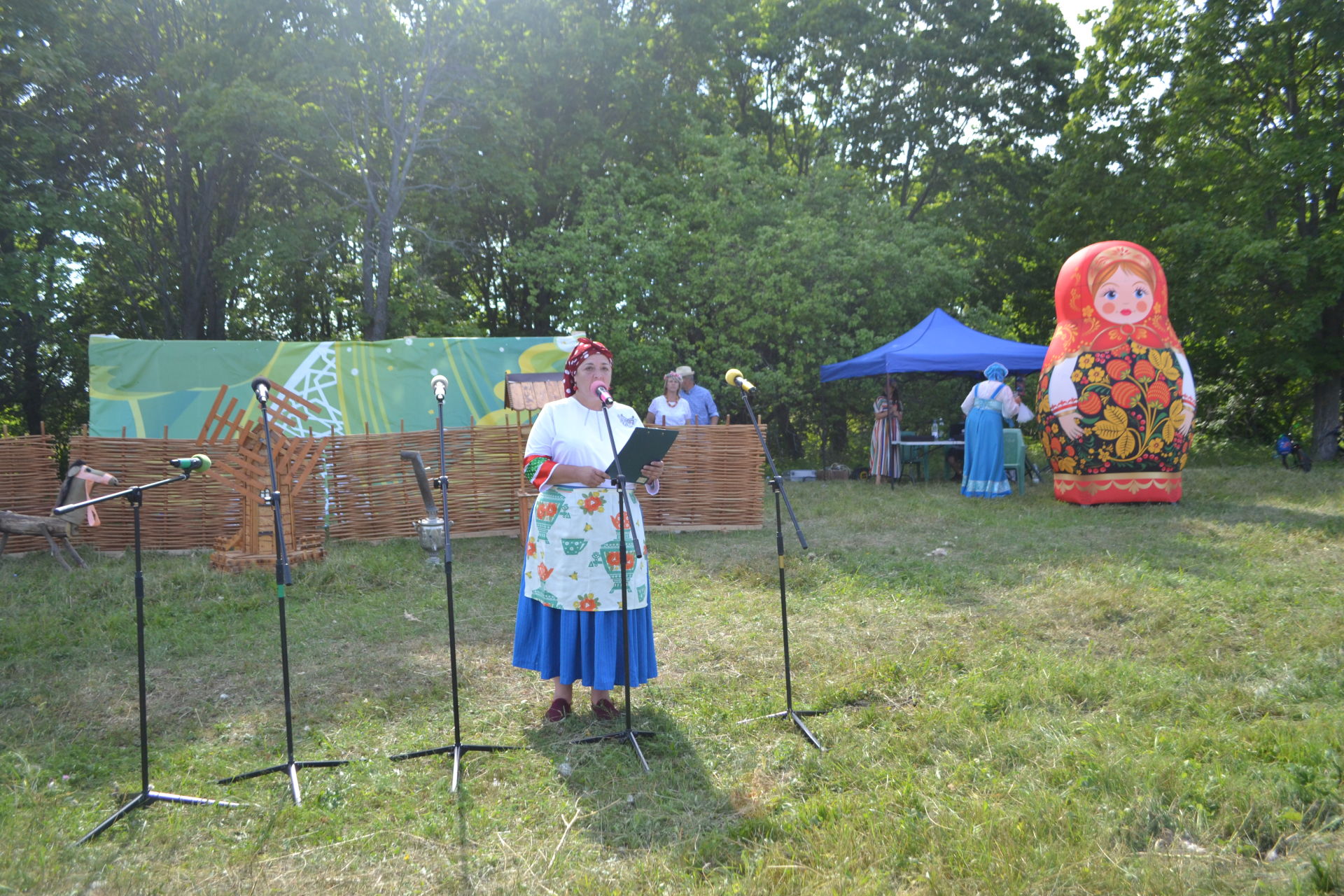 В Шеланге прошел фестиваль, посвященный русскому самовару
