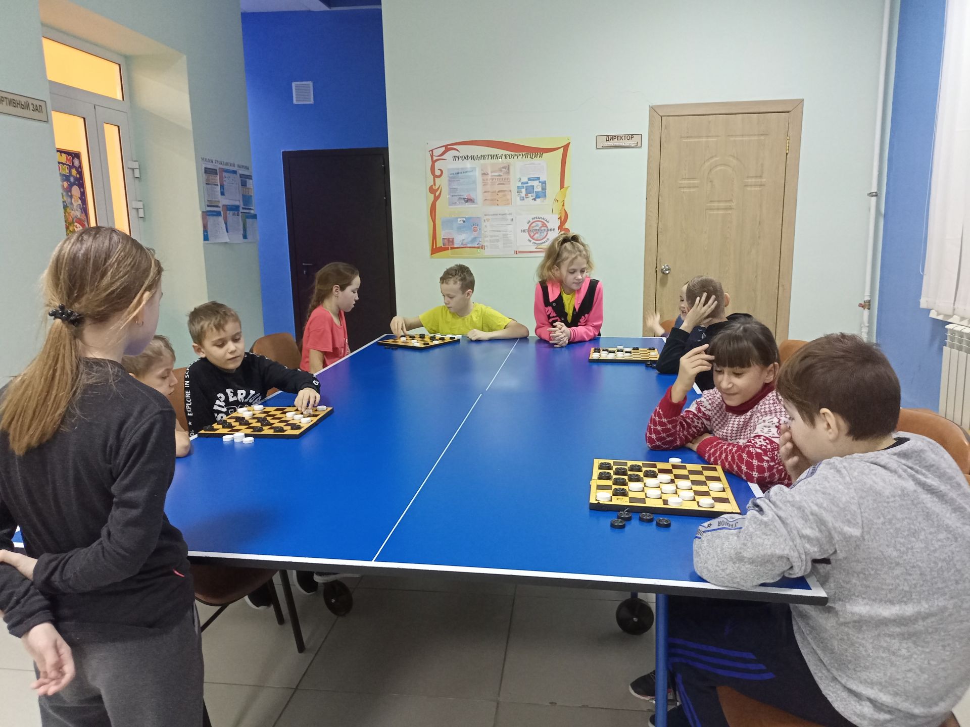 В Макулове состоялся турнир по шашкам среди подростков