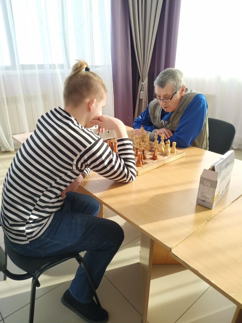 В Молодежном клубе прошло Первенство по шахматам