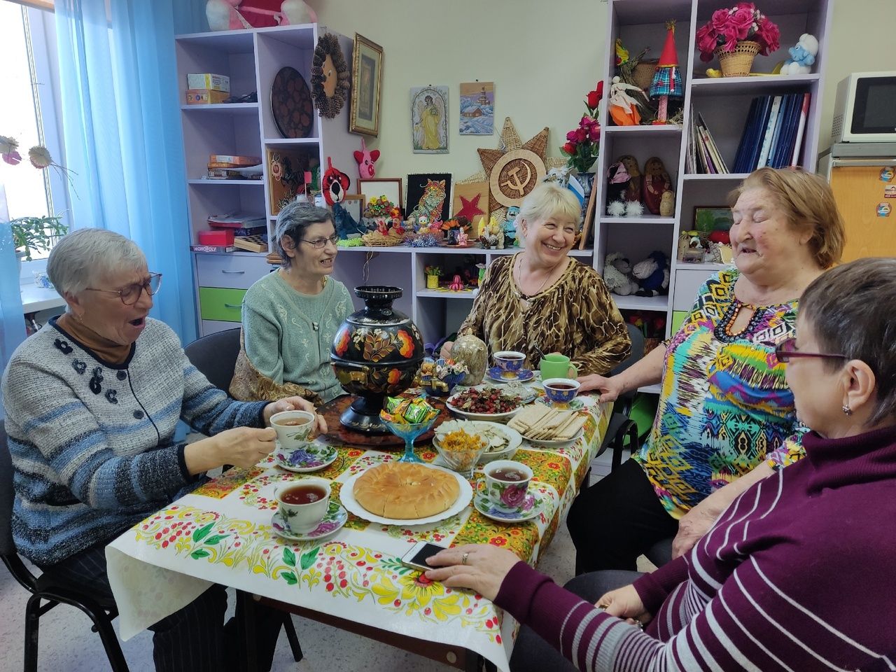 В Печищах прошли чайные посиделки
