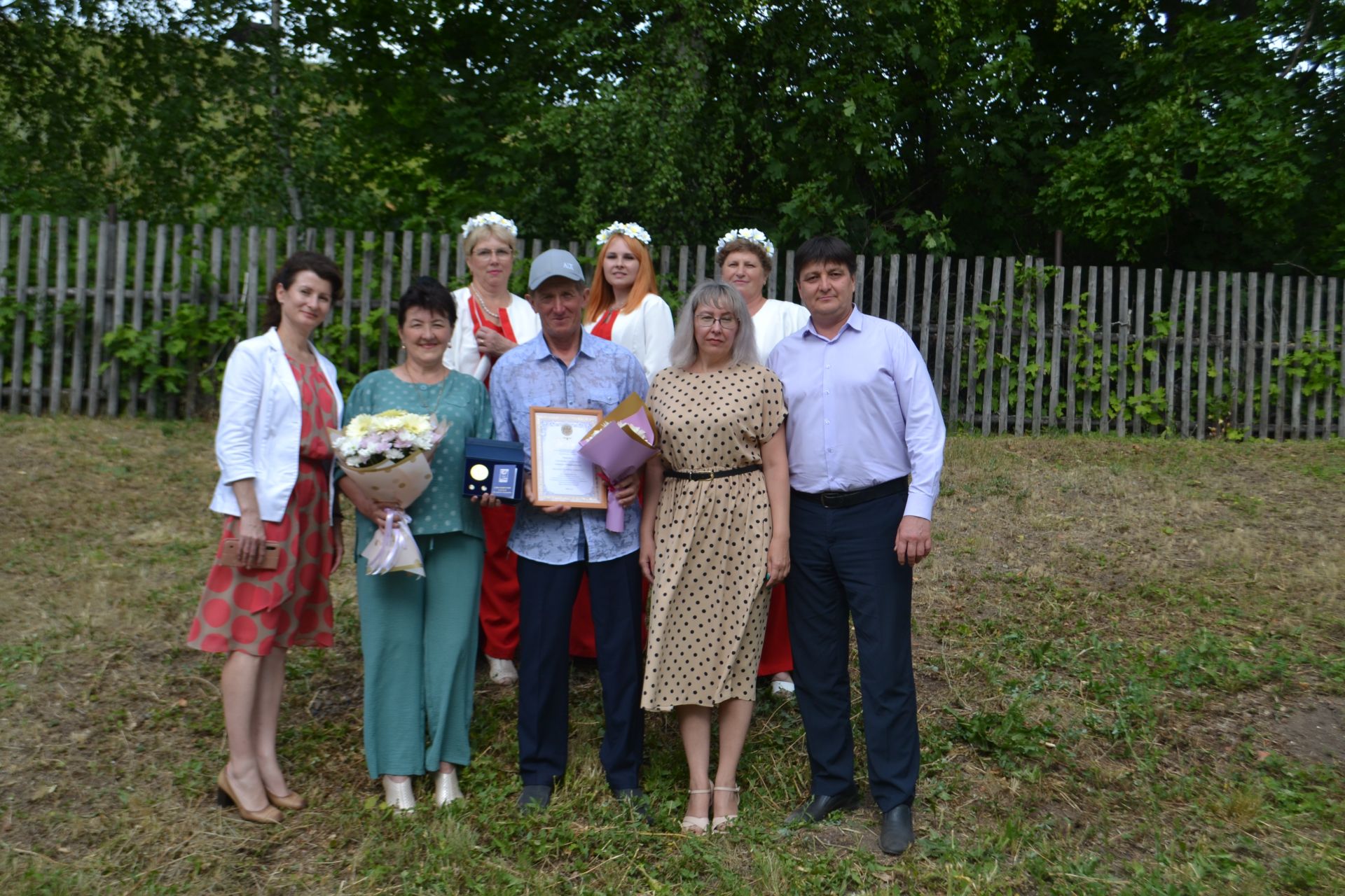 Семье Борисовых из Чулпанихи вручили медаль «За любовь и верность»