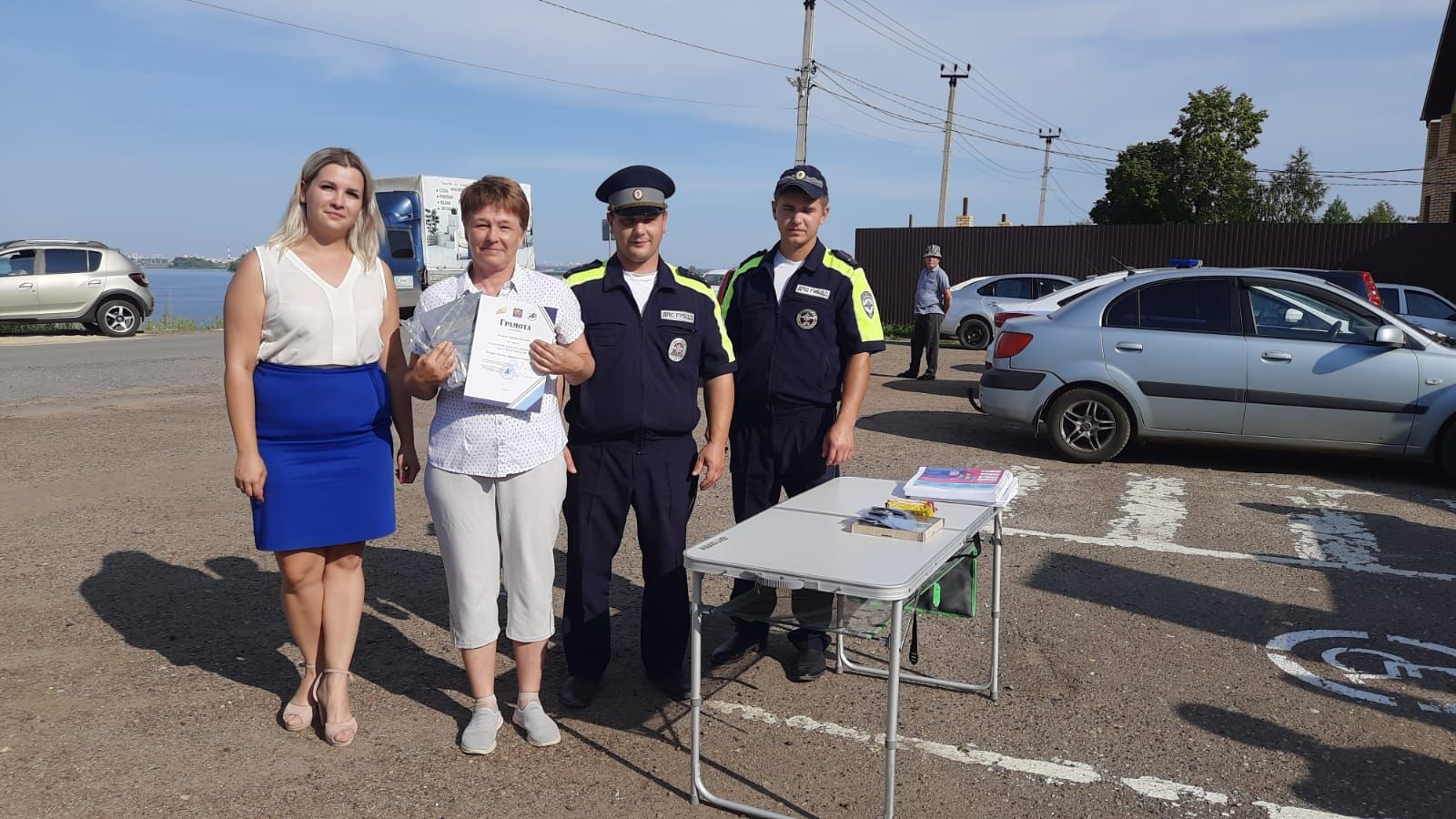 В Верхнем Услоне наградили победителей творческого конкурса Госавтоинспекции