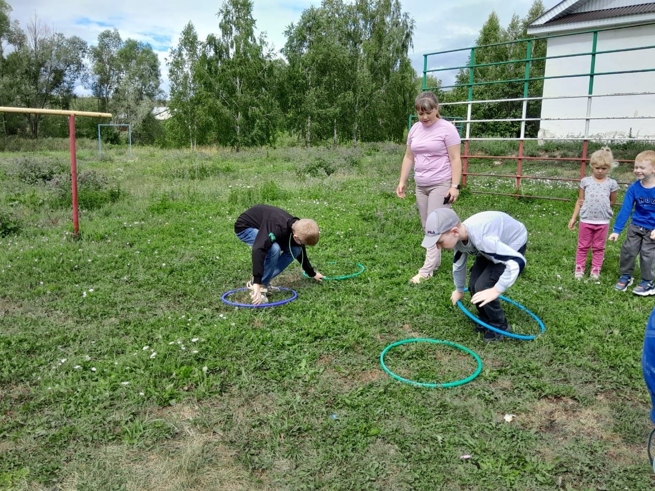 В Маматкозине провели спортивный час