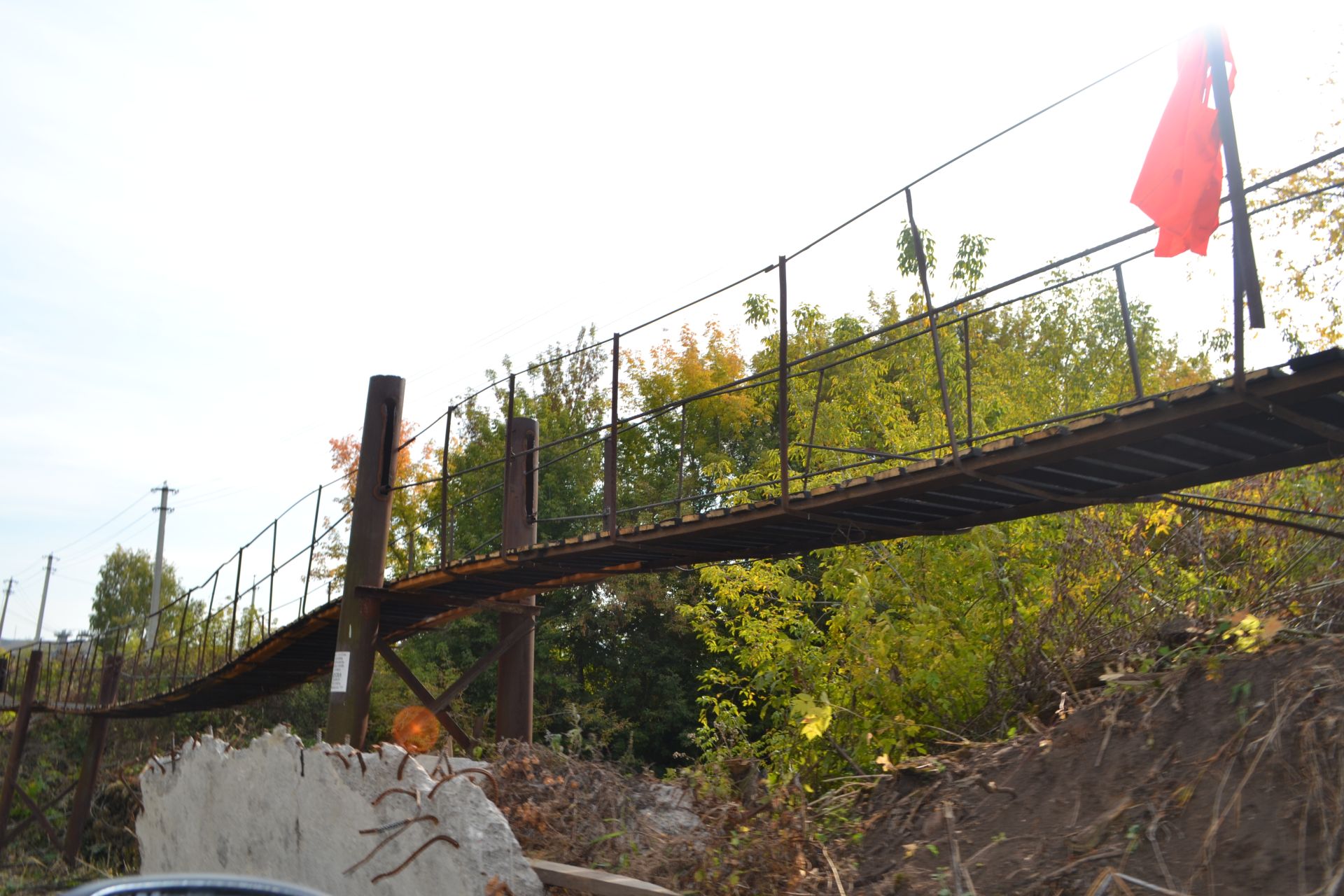 В Юматове ремонтируют мост через реку Сулица