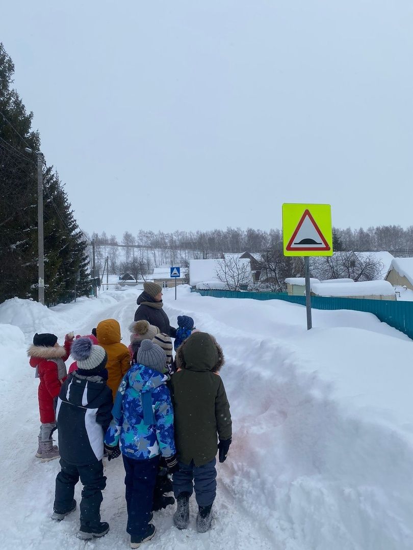 В «Березке» воспитанникам напомнили о правилах дорожного движения