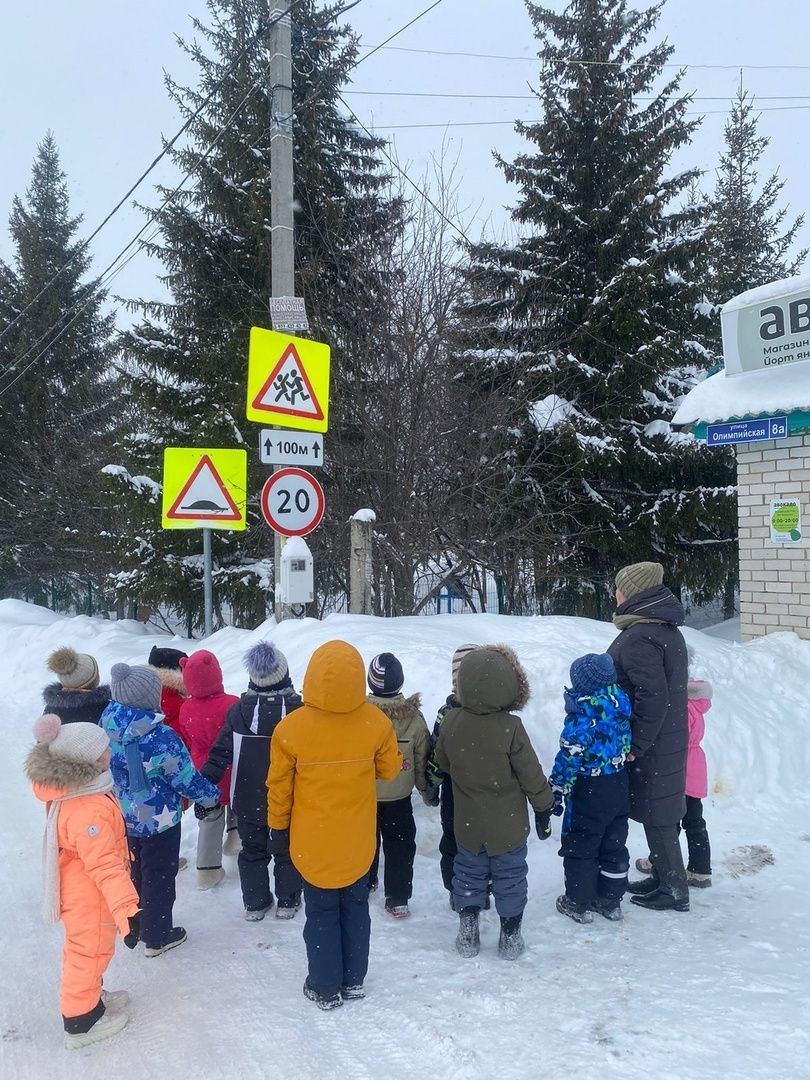 В «Березке» воспитанникам напомнили о правилах дорожного движения