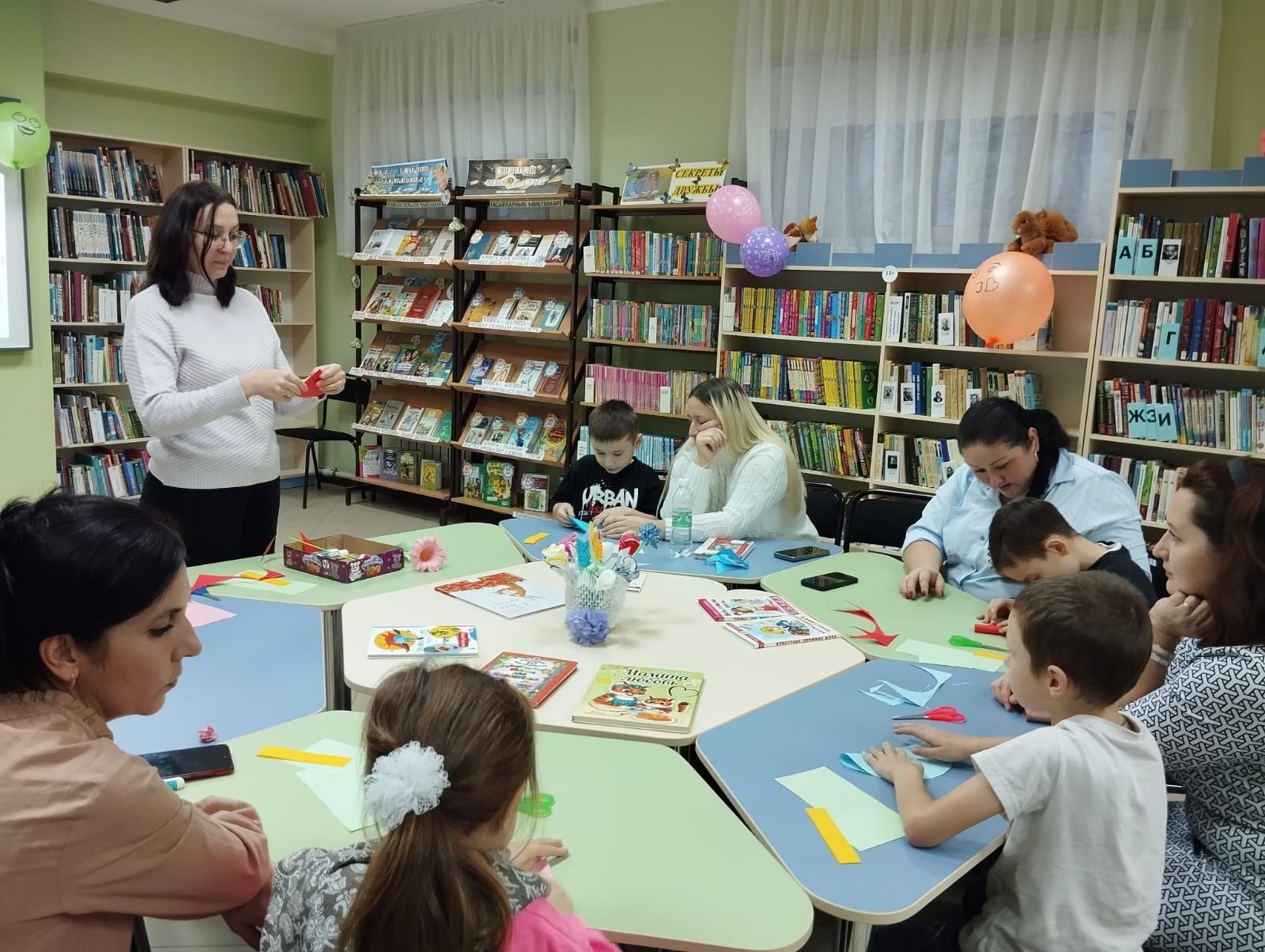 В Верхнеуслонской детской библиотеке прошел нескучный урок