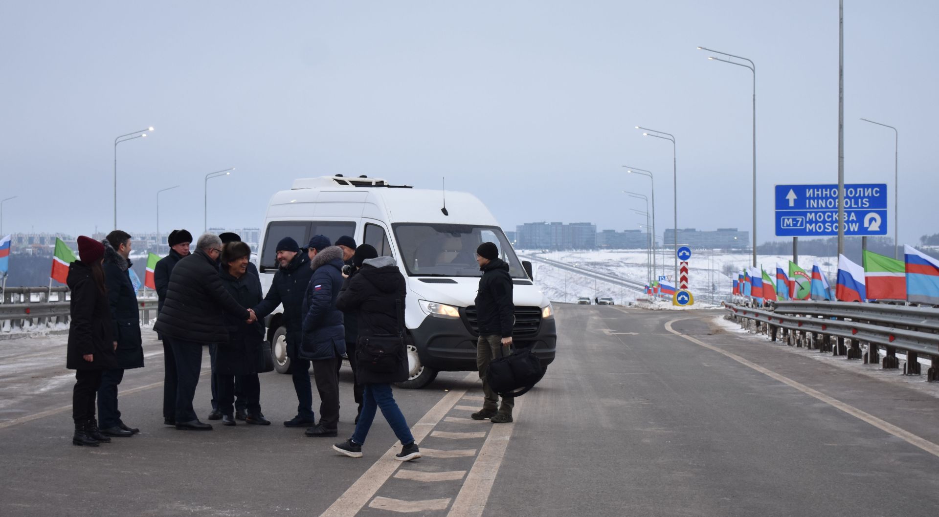 Рөстәм Миңнеханов «Волга» М-7 трассасының реконструкцияләнгән участогын ачты