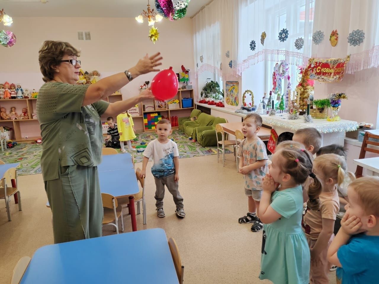 «Каенкай» балалары әйләнә-тирәдәге һава белән таныштылар