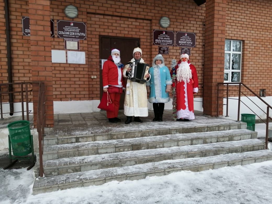 Кильдеевские артисты посетили жителей деревни Харино