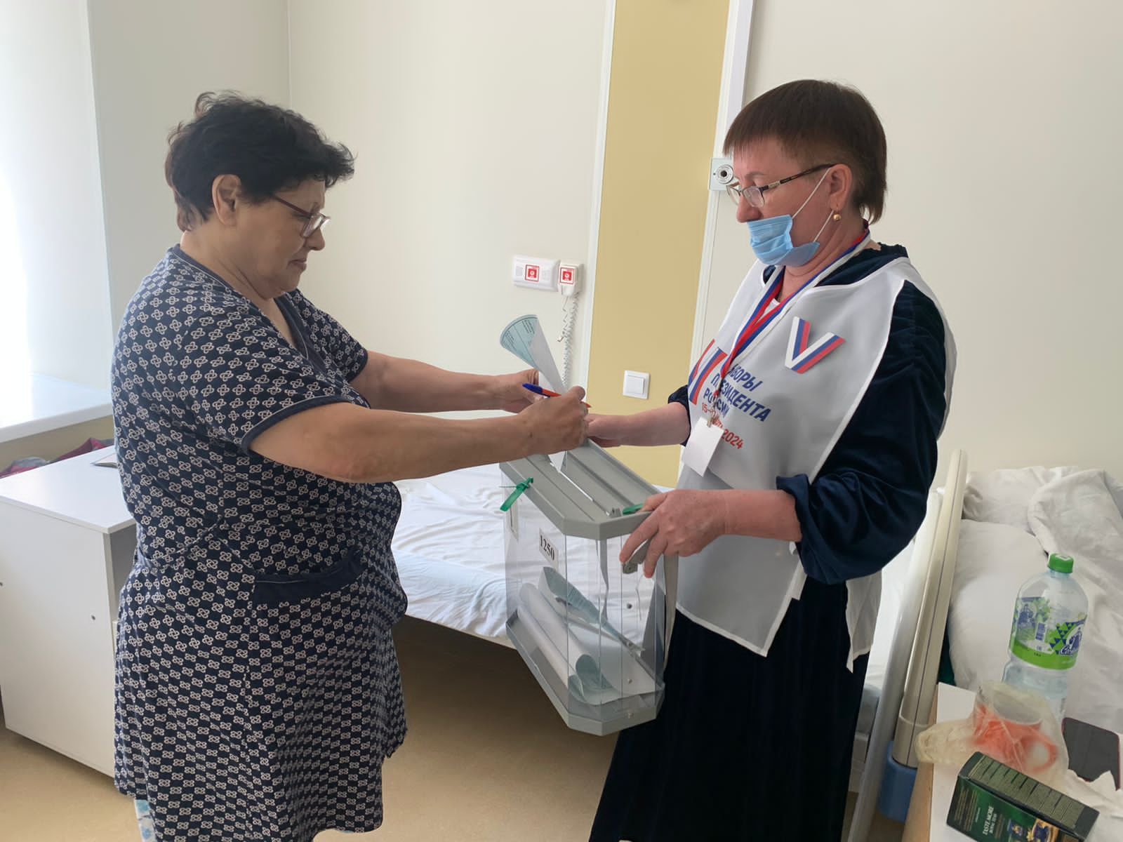 В Верхнеуслонской районной больнице пациенты смогли проголосовать на выборах Президента России