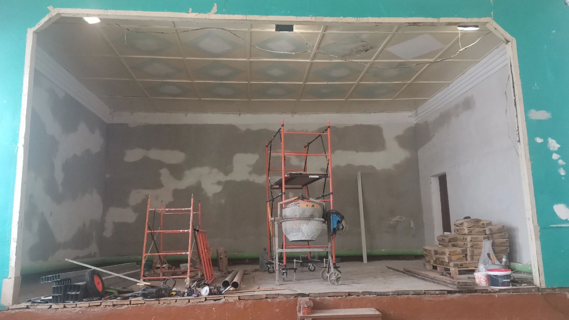В Коргузе идёт капитальный ремонт Дома культуры