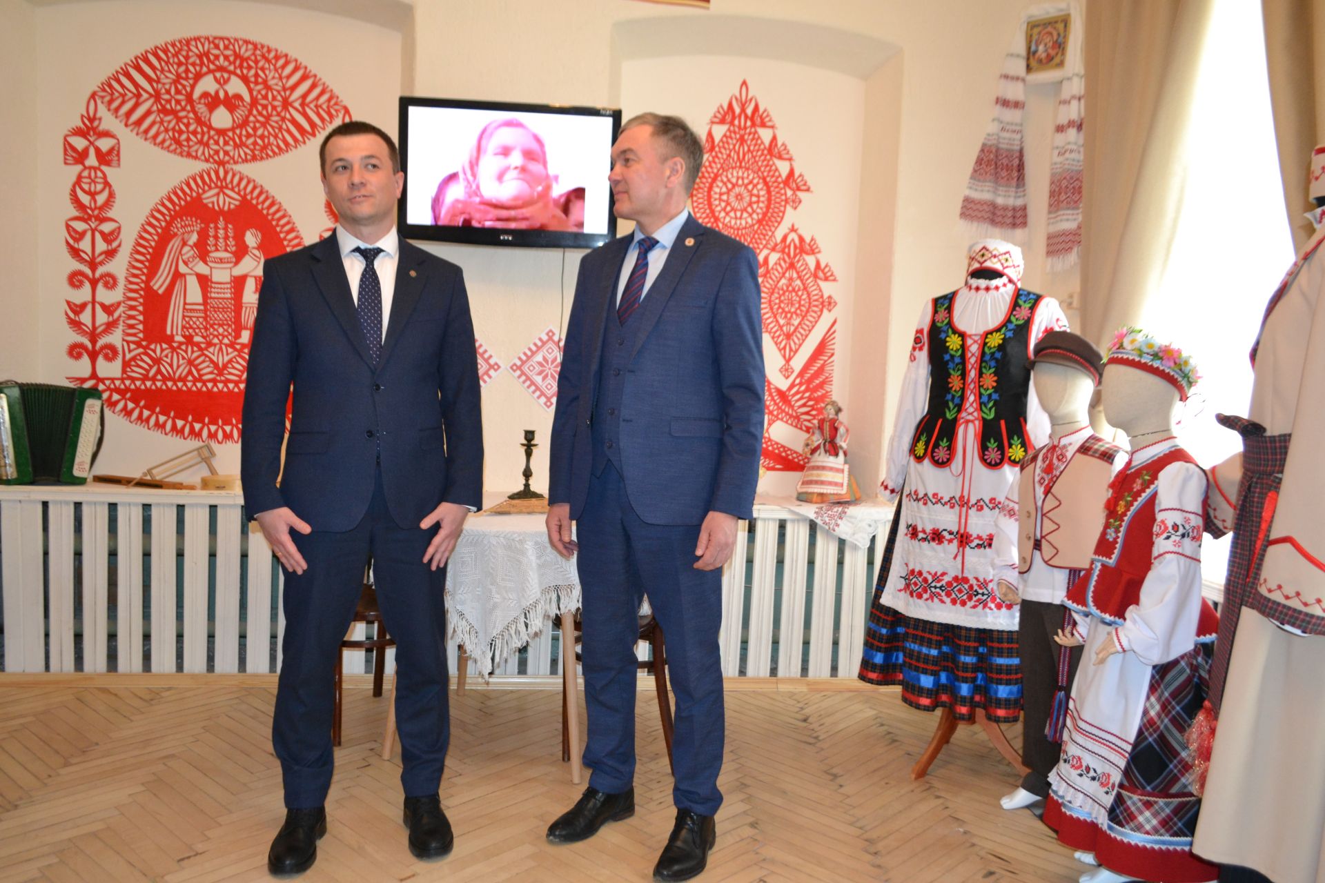 В День единения народов Беларуси и России в Печищах открылся новый зал белорусской культуры