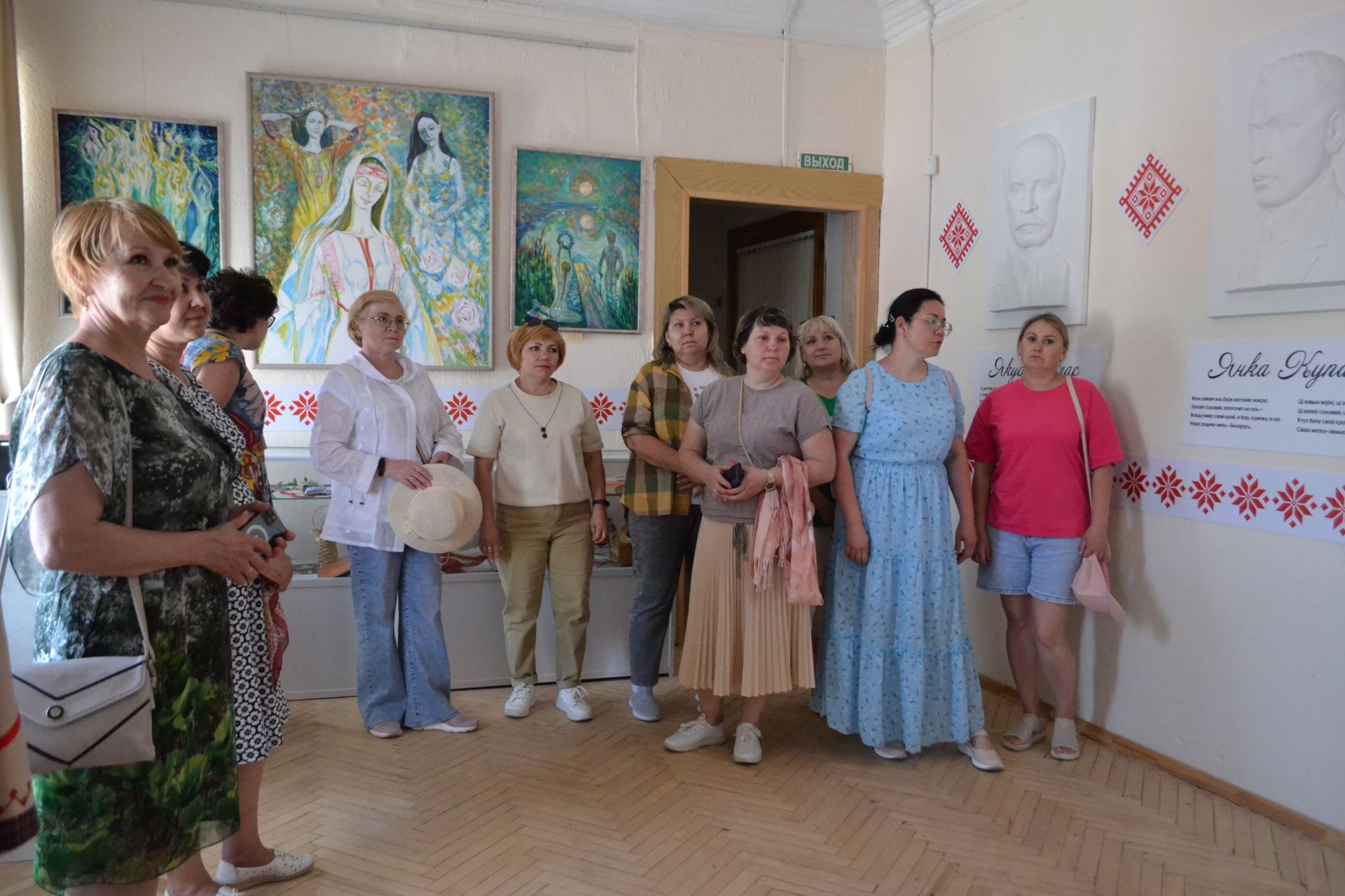 Педагоги из Республики Чувашия посетили музей Янки Купалы в Печищах