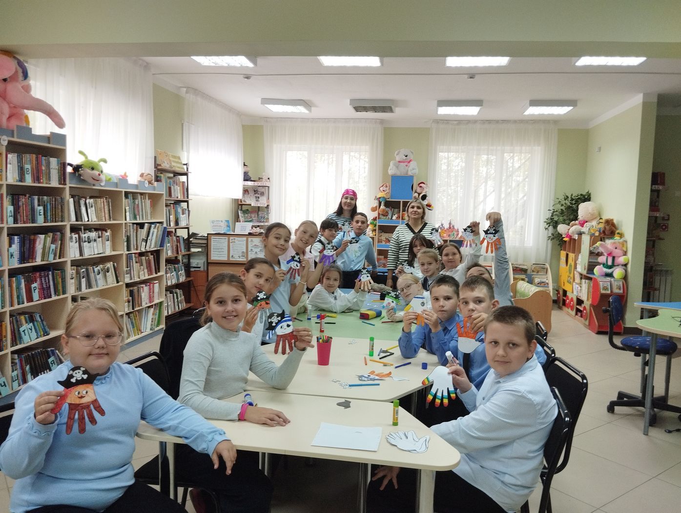 Верхнеуслонские школьники отправились за пиратскими сокровищами в библиотеке